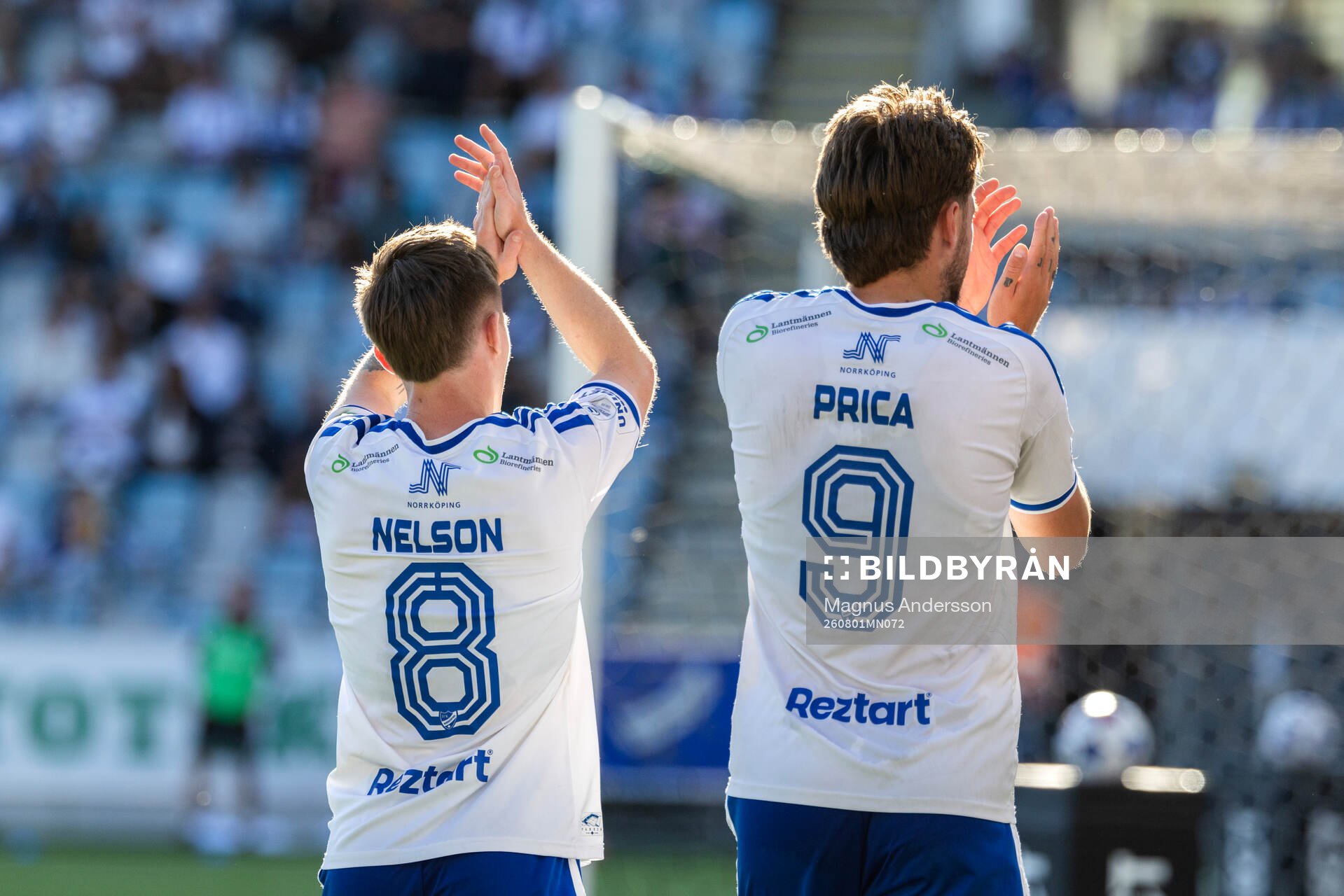IFK Norrköpings Ryan Nelson och Tim Prica