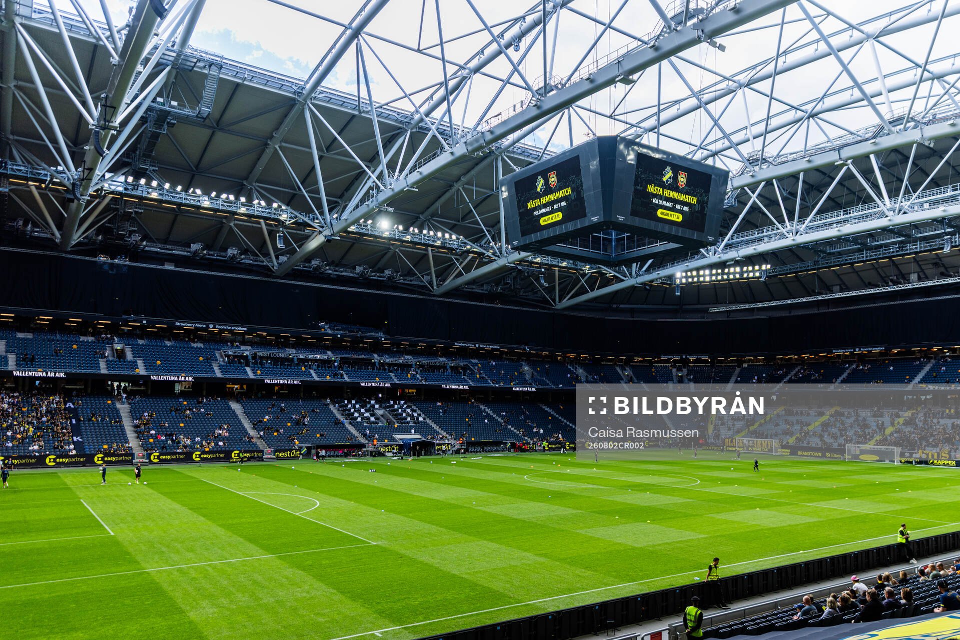 Interiör vy på Strawberry Arena