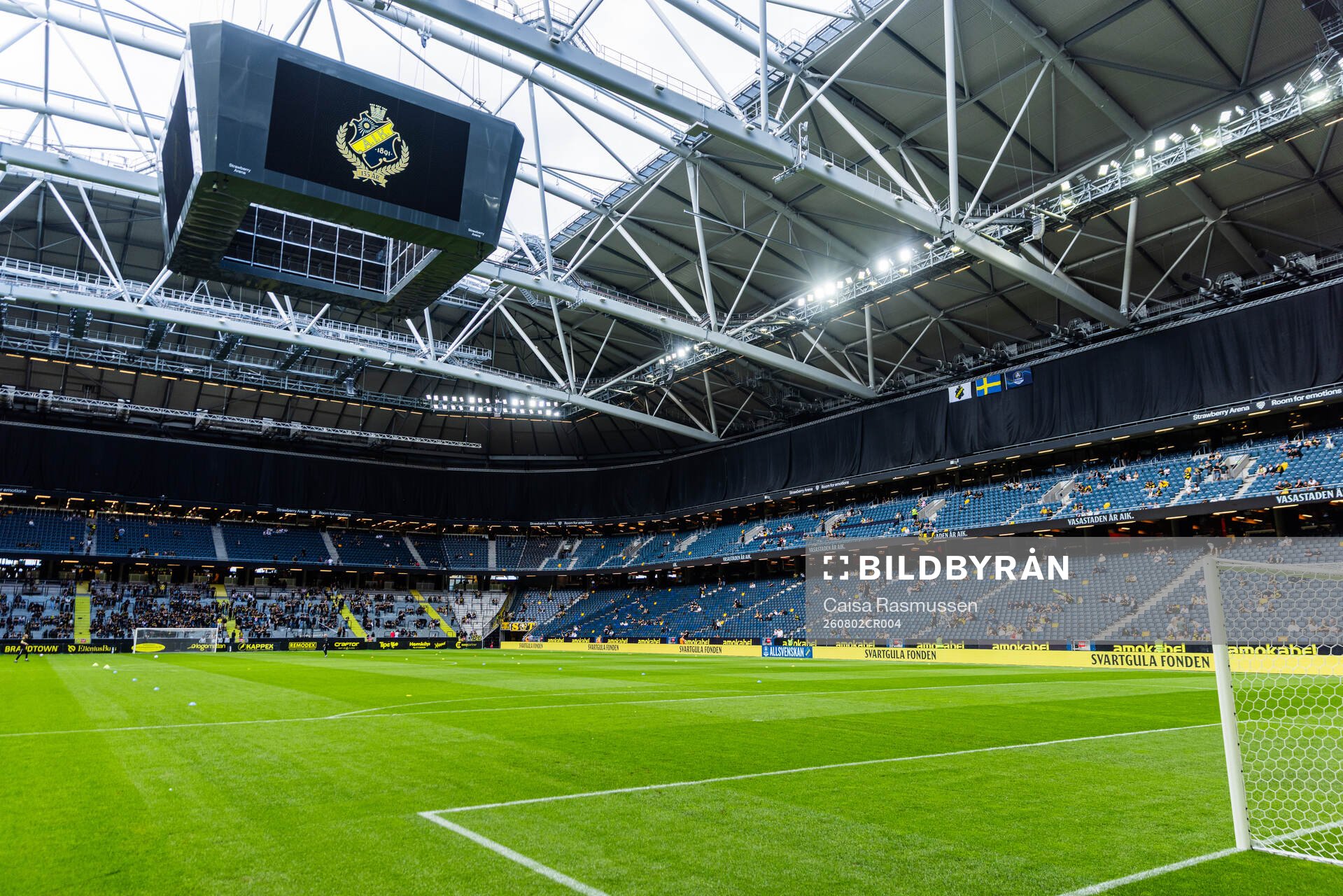 Interiör vy på Strawberry Arena