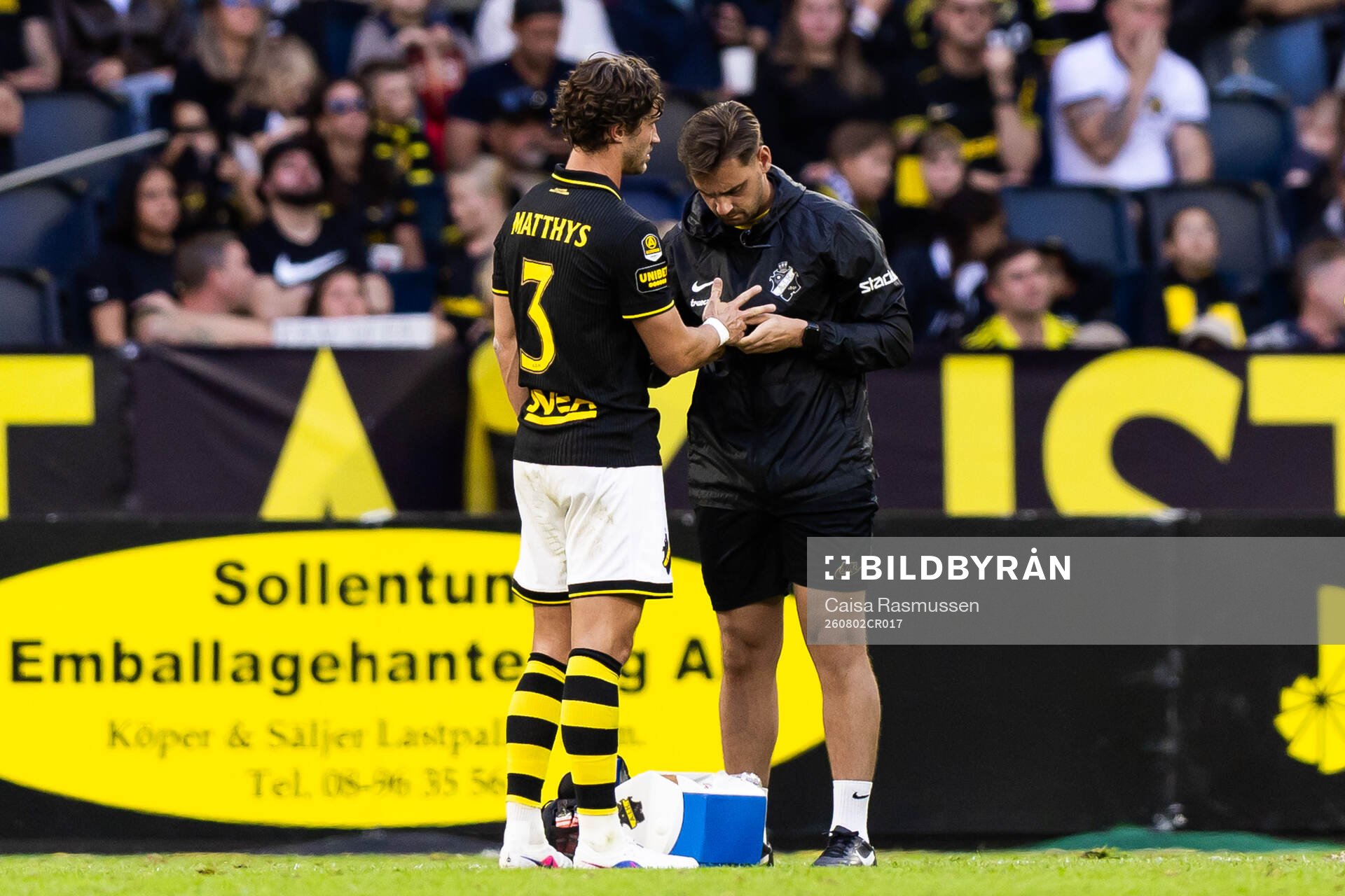 AIKs Hervé Matthys får vård