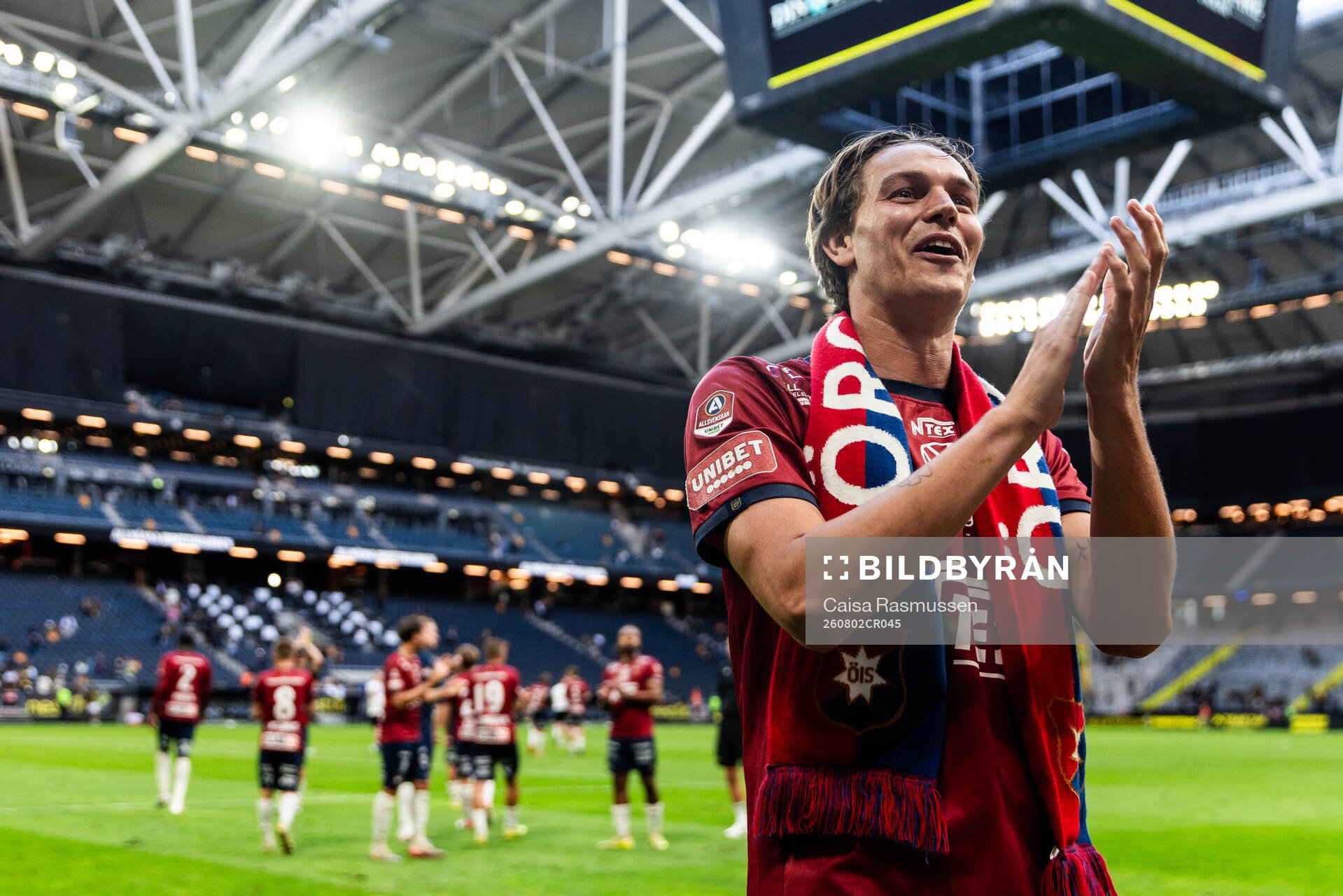 Örgrytes Noah Christoffersson jublar