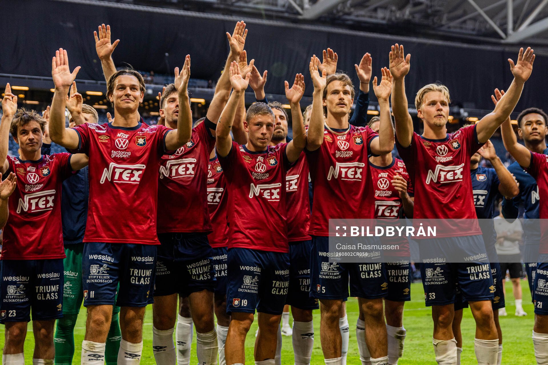 Örgrytes spelare jublar