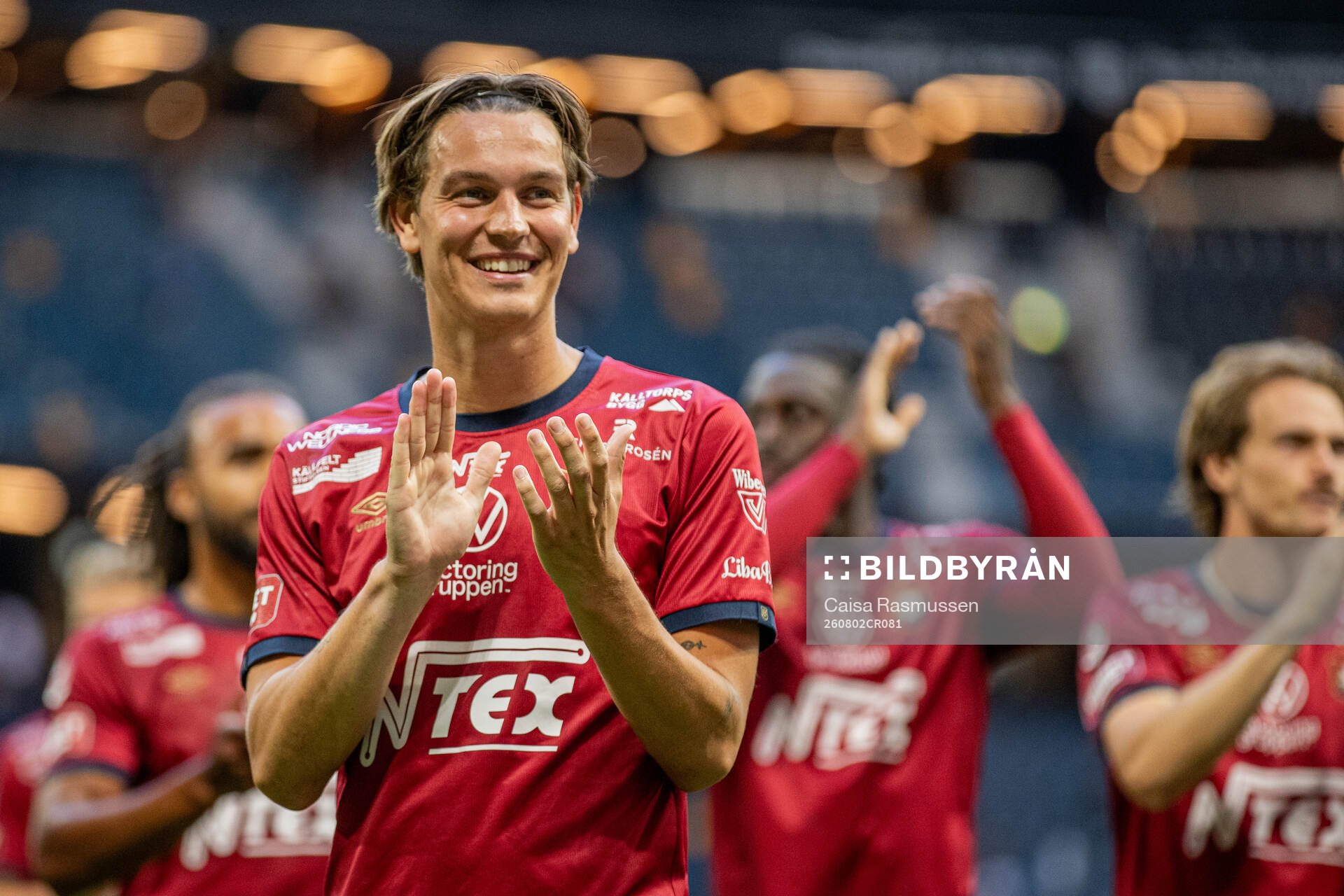 Örgrytes Noah Christoffersson jublar
