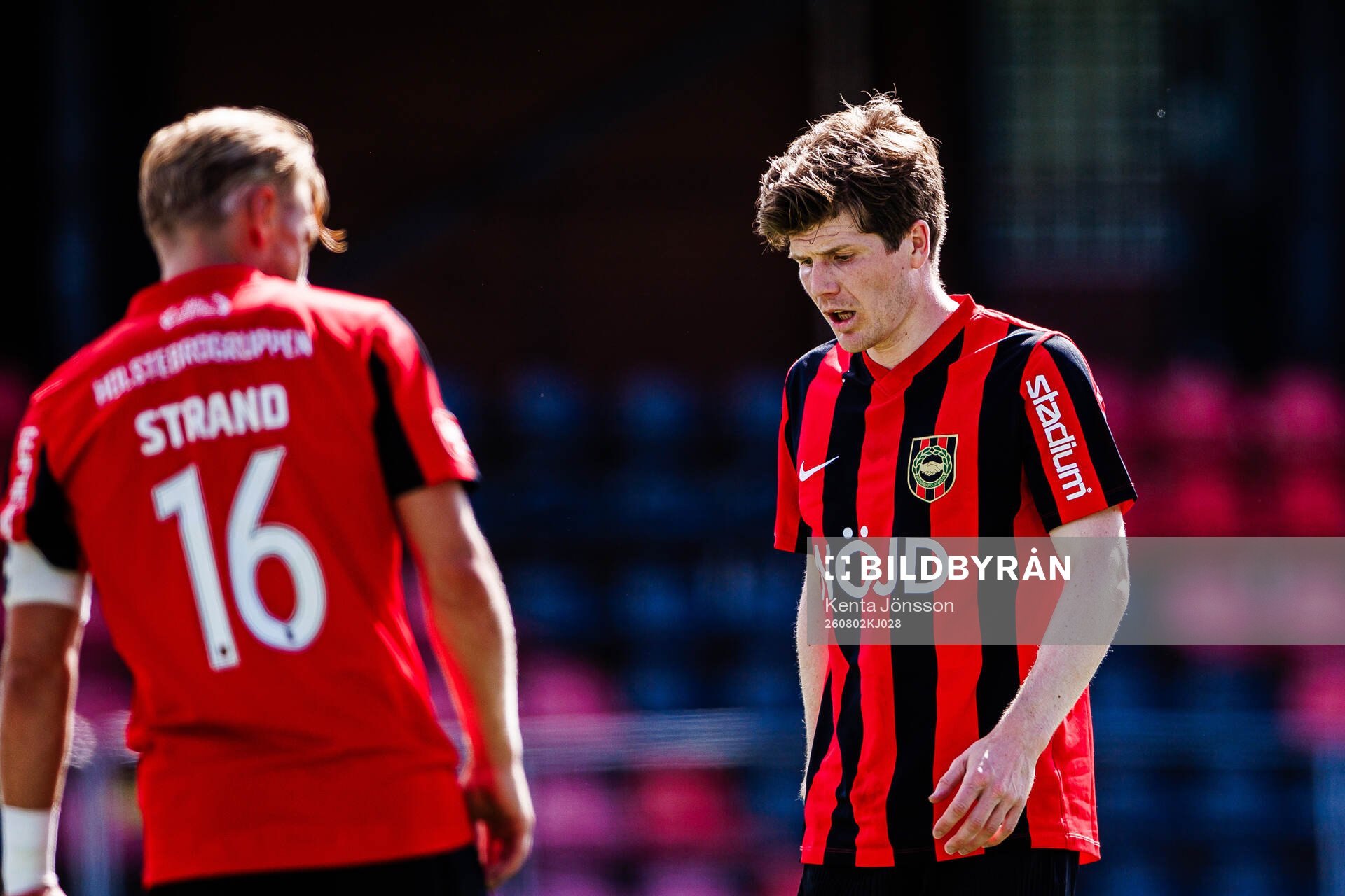 Brommapojkarnas Oliver Berg deppar
