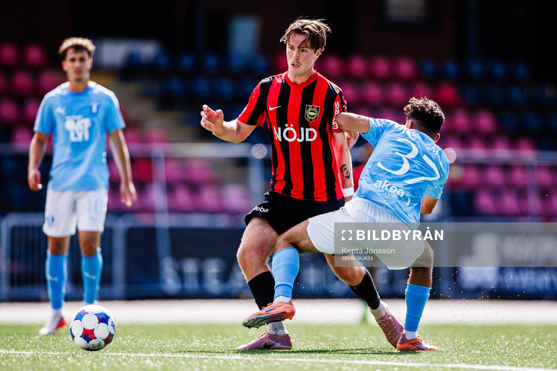 Brommapojkarnas Kaare Brøckner Barslund och Malmö FFs