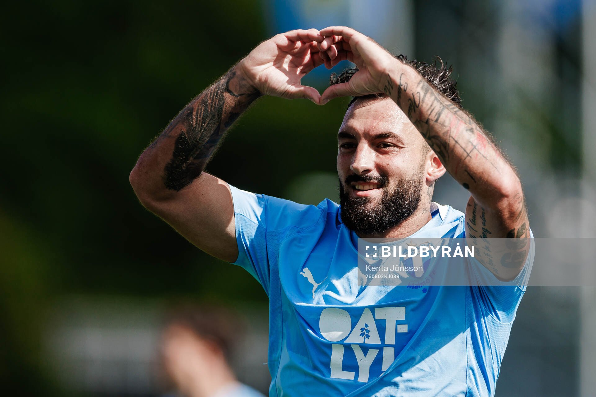 Malmö FFs Sead Haksabanovic jublar