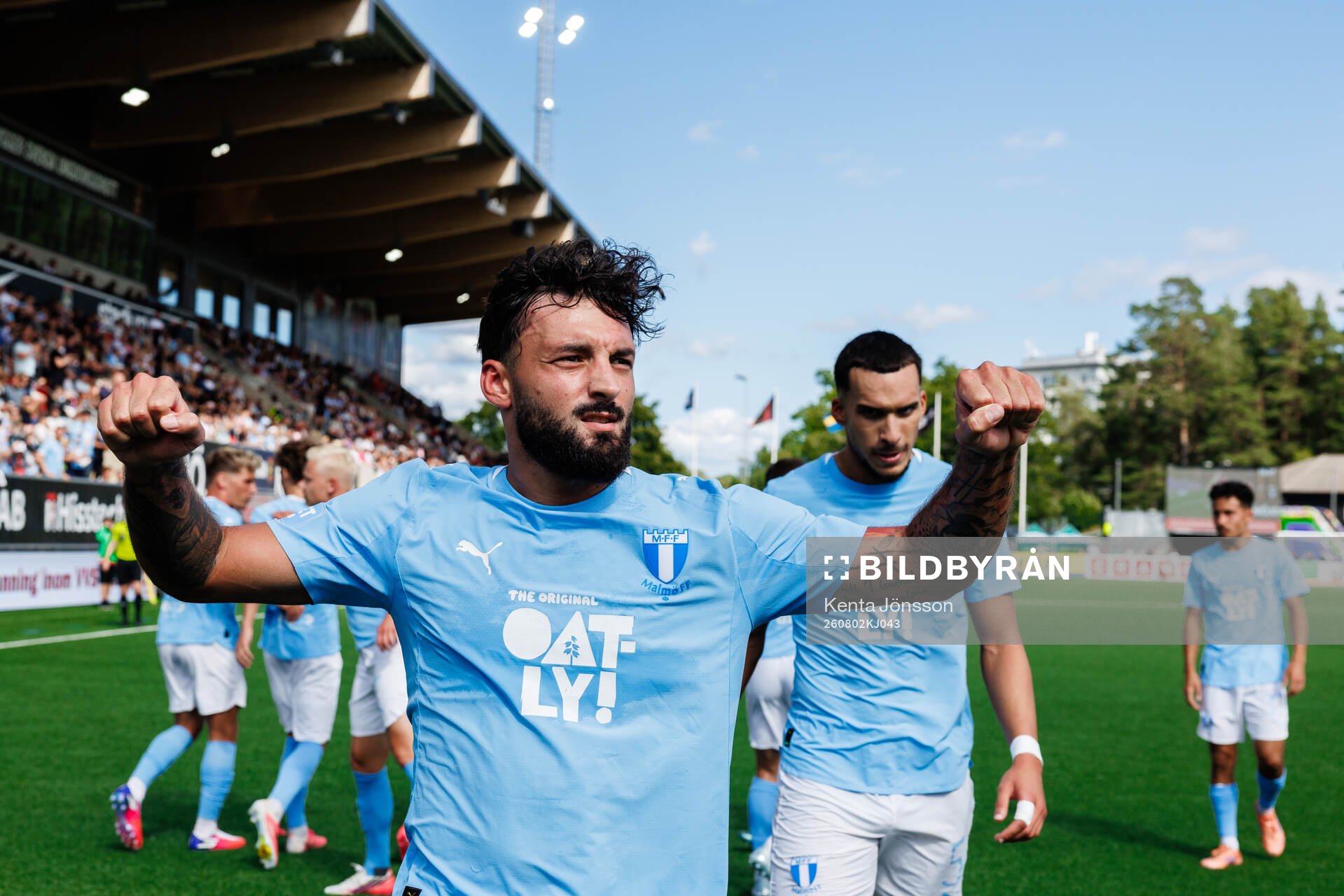 Malmö FFs Sead Haksabanovic jublar