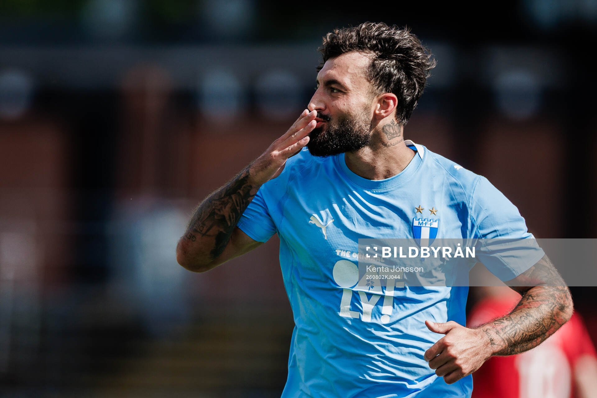 Malmö FFs Sead Haksabanovic jublar