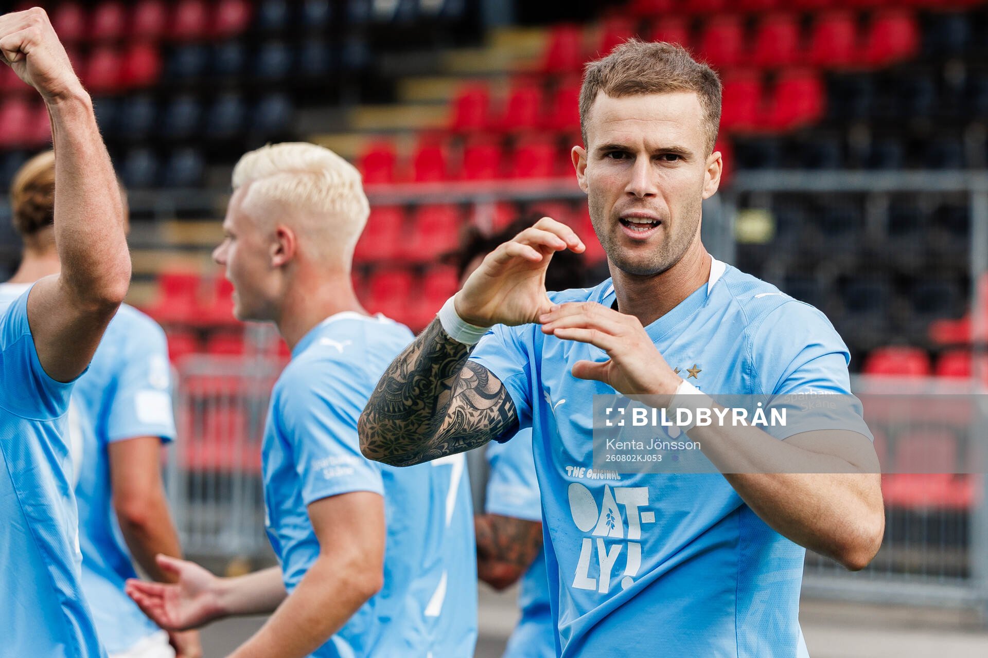 Malmö FFs Diego Garcia jublar
