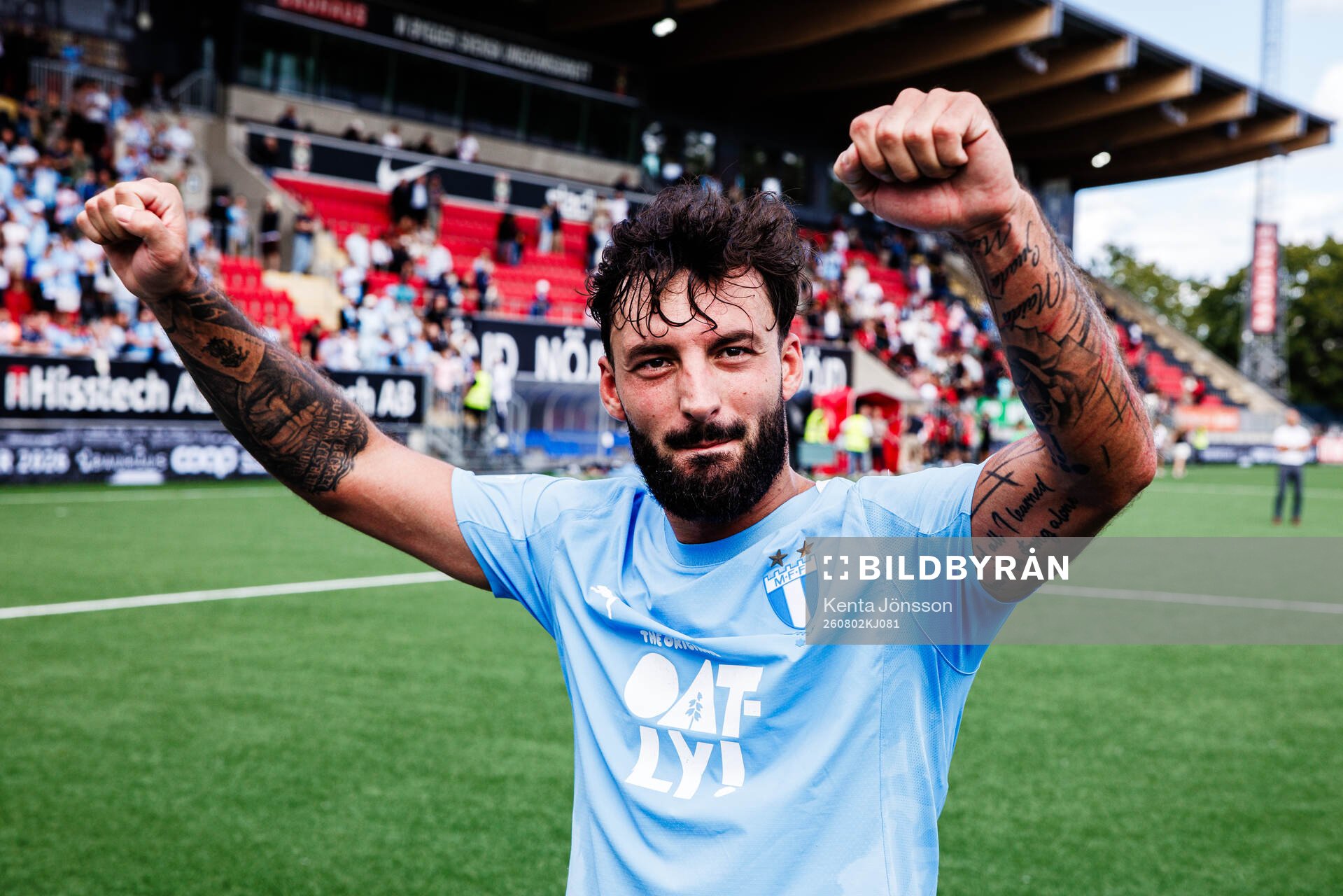 Malmö FFs Sead Haksabanovic jublar