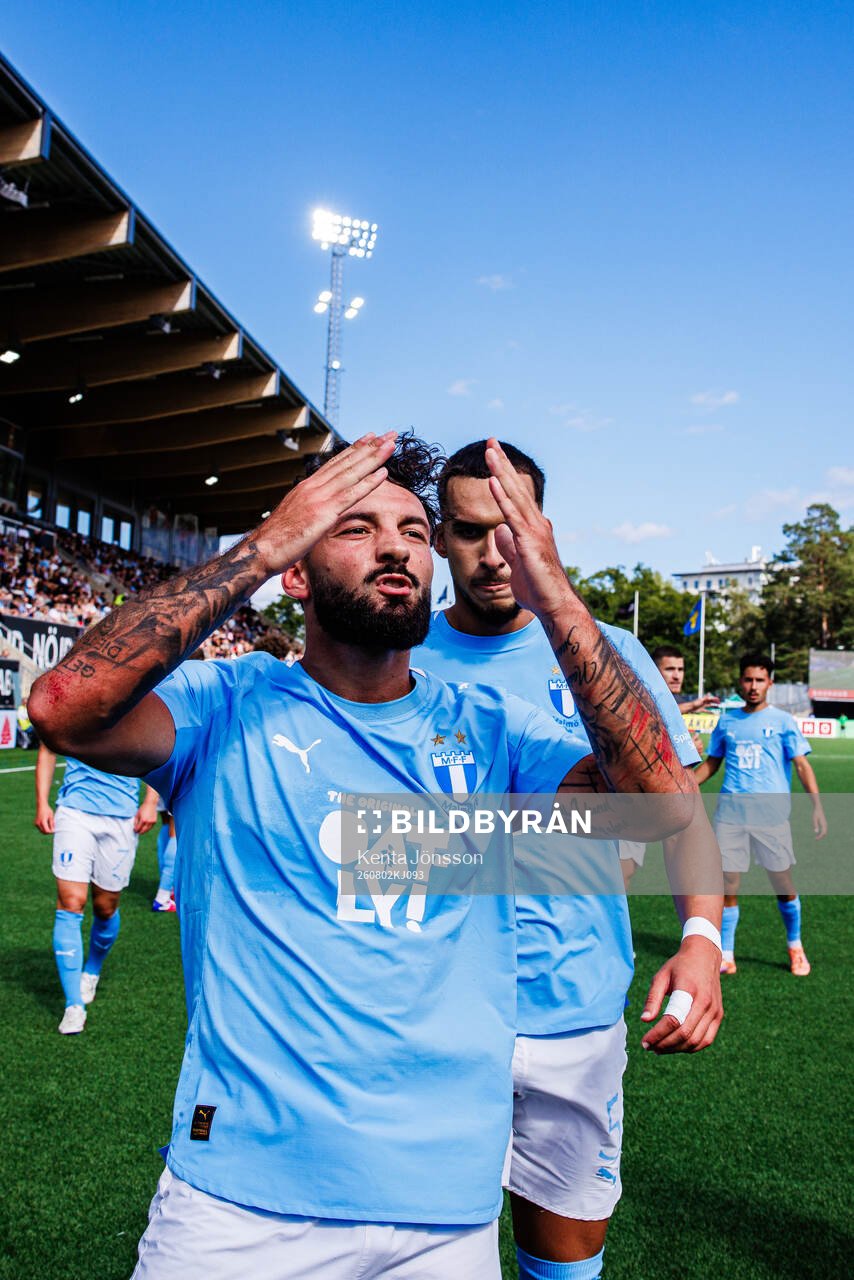 Malmö FFs Sead Haksabanovic jublar