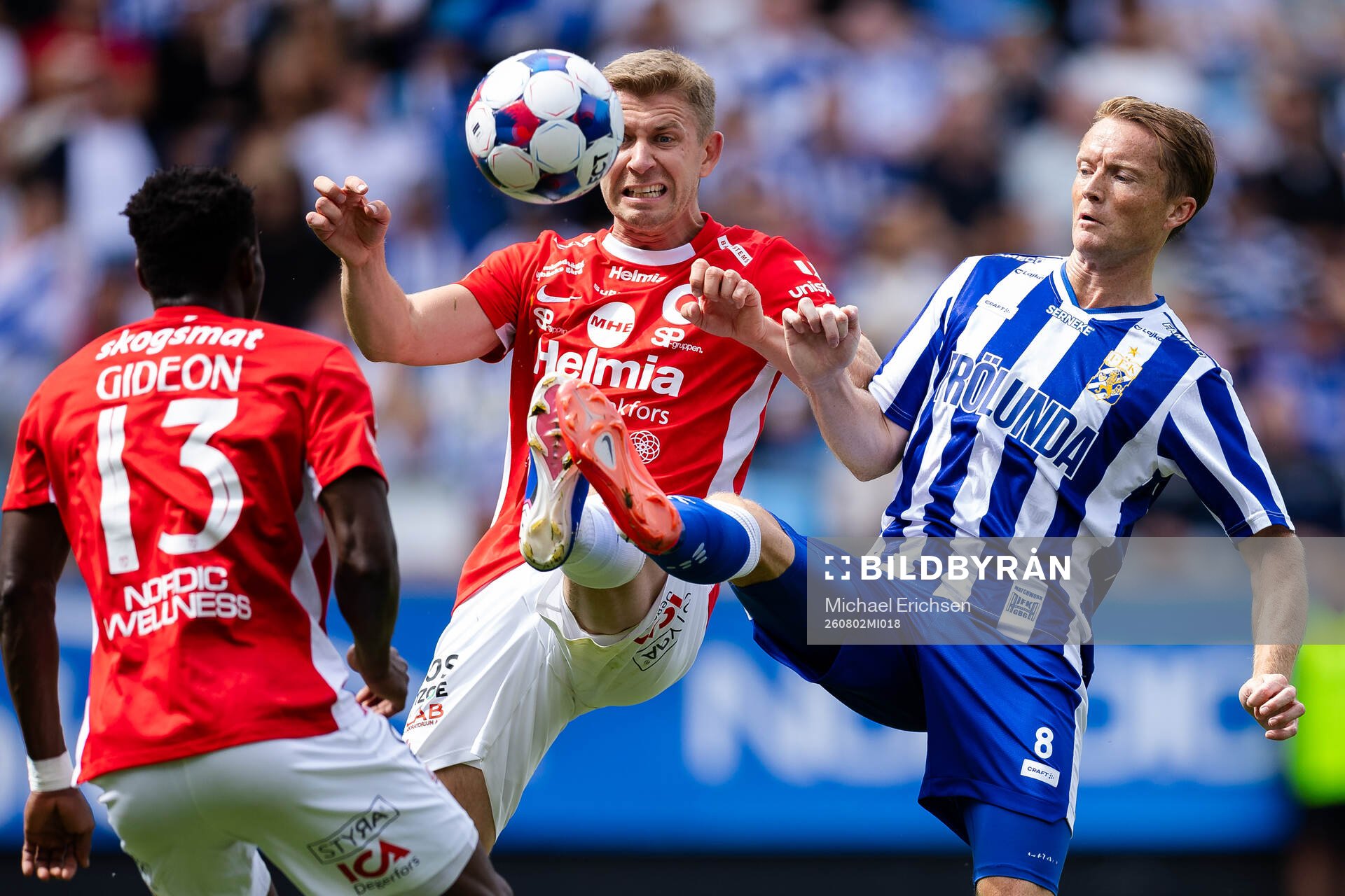 Degerfors Ludvig Fritzson och IFK Göteborgs Sam Larsson