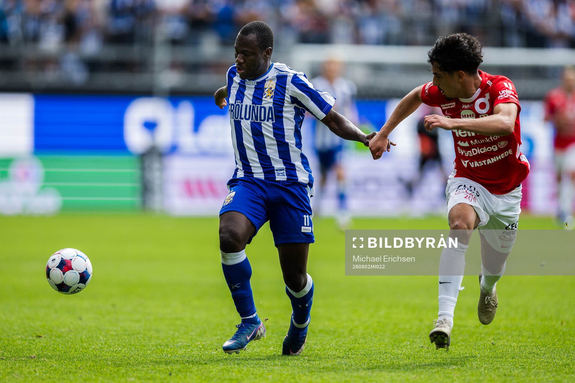 IFK Göteborgs Saidou Alioum Moubarak och Degerfors Elias