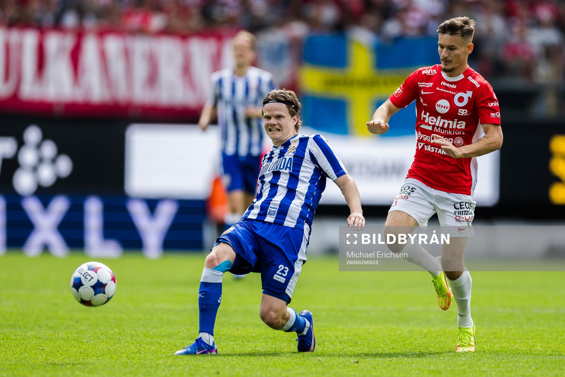 IFK Göteborgs Kolbeinn Thordarson och Degerfors Robin