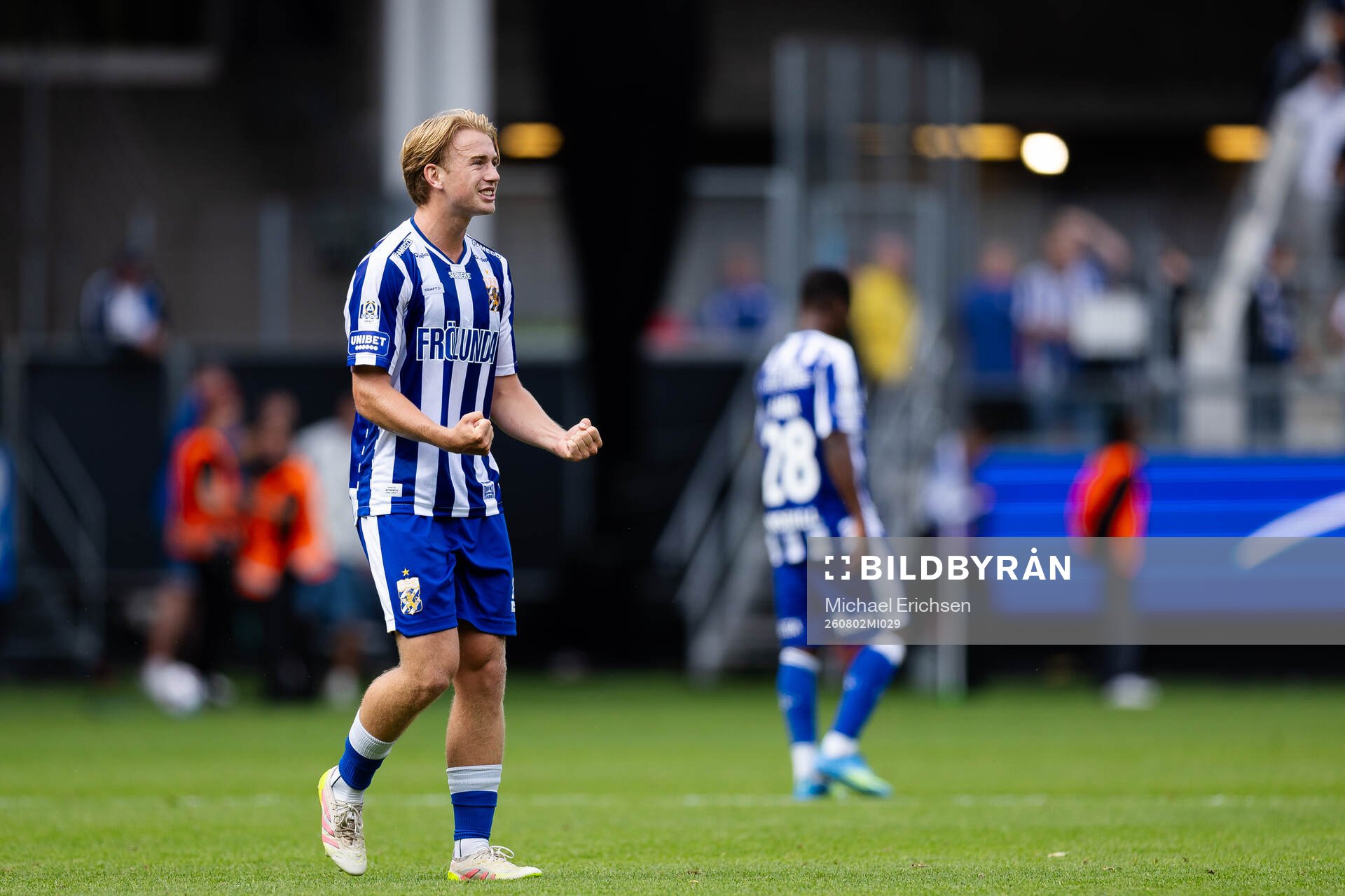 IFK Göteborgs Noah Tolf jublar