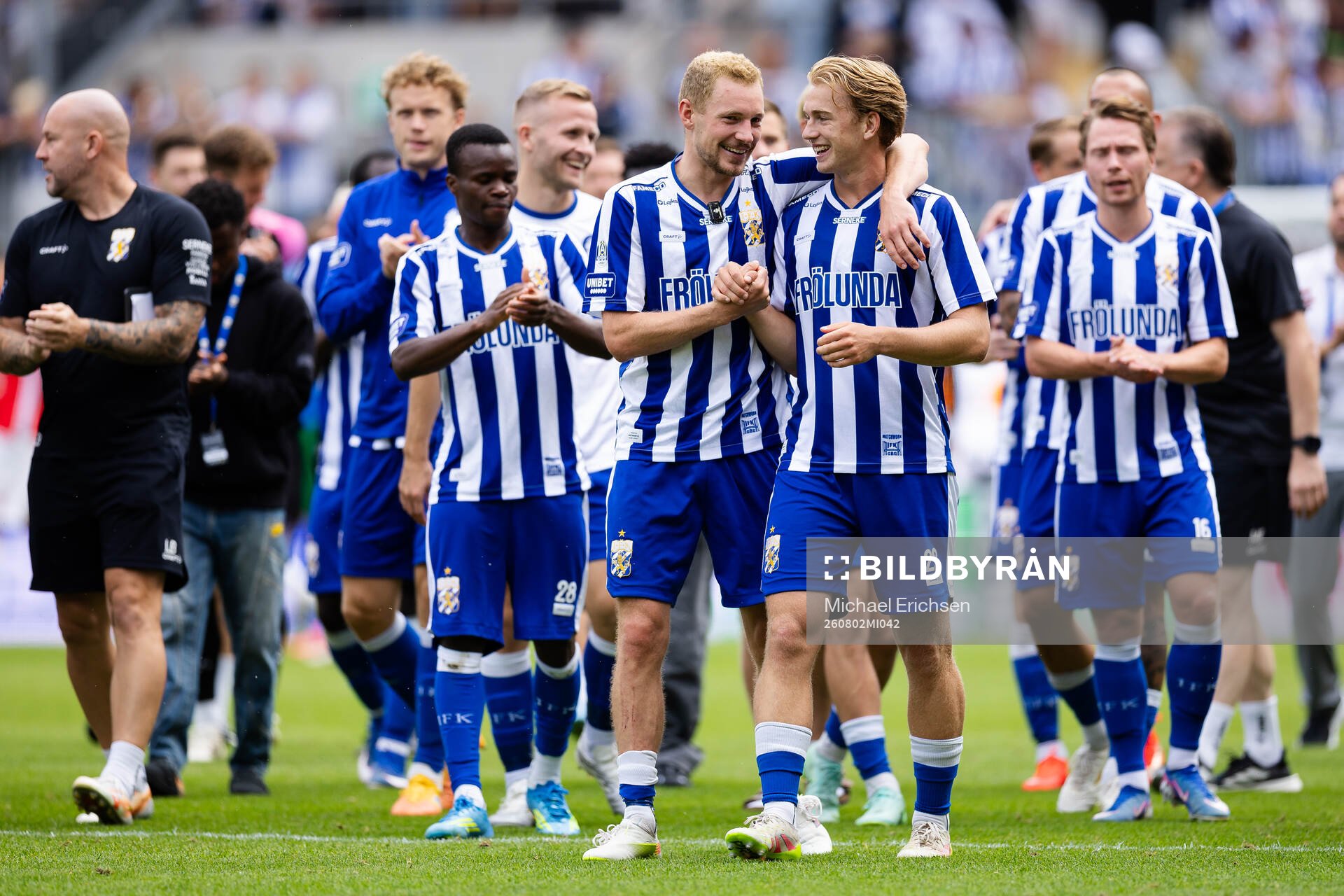 IFK Göteborgs Adam Bergmark Wiberg och Noah Tolf