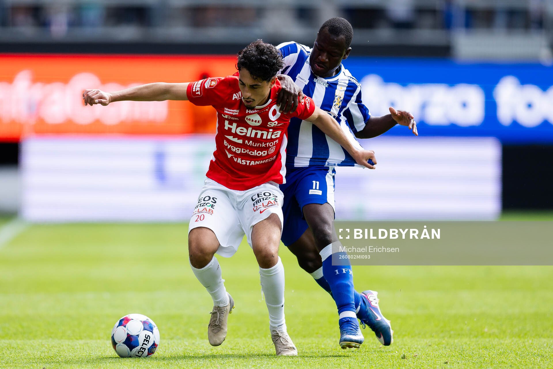Degerfors Elias Barsoum och IFK Göteborgs Saidou Alioum
