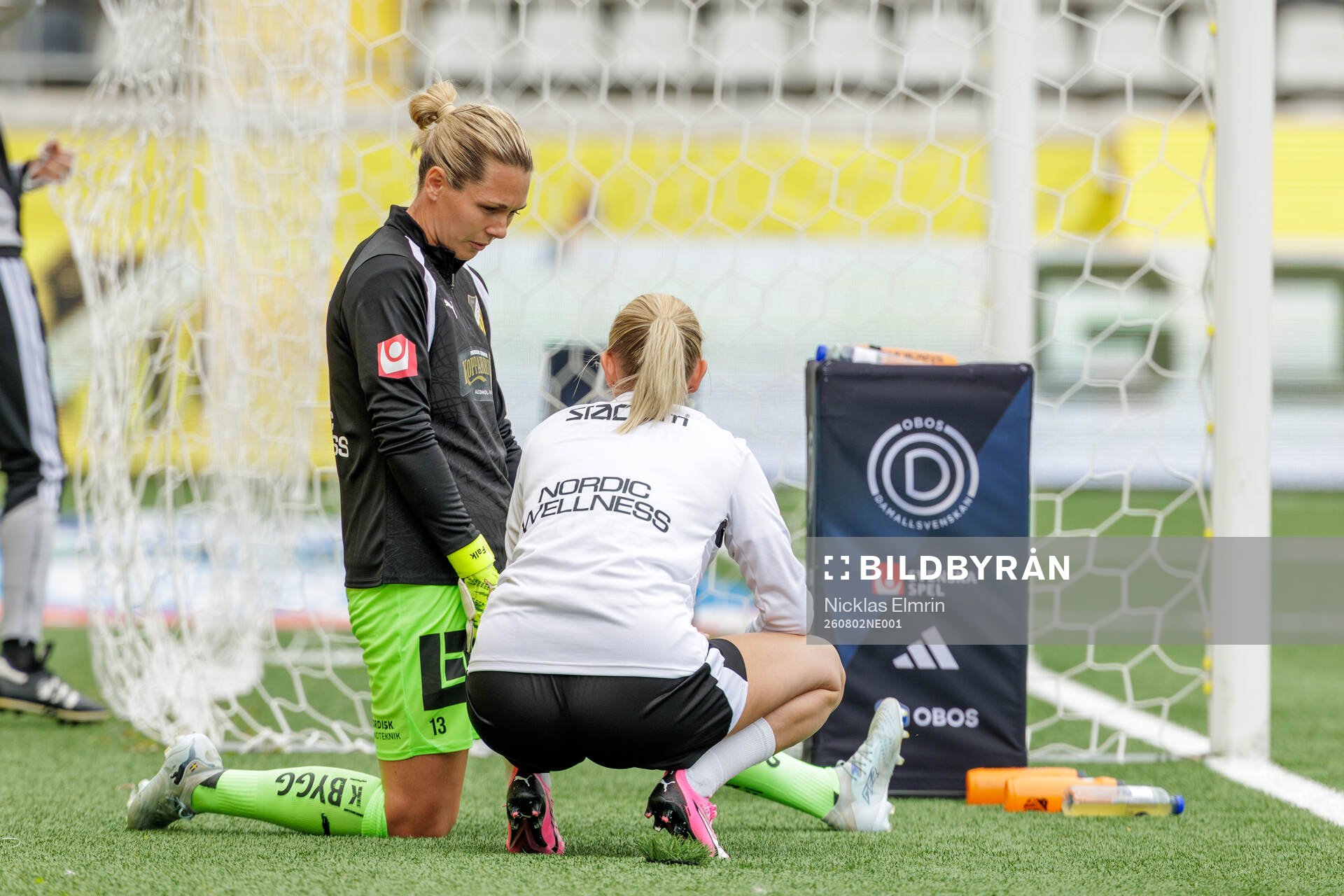 Häckens målvakt Jennifer Falk