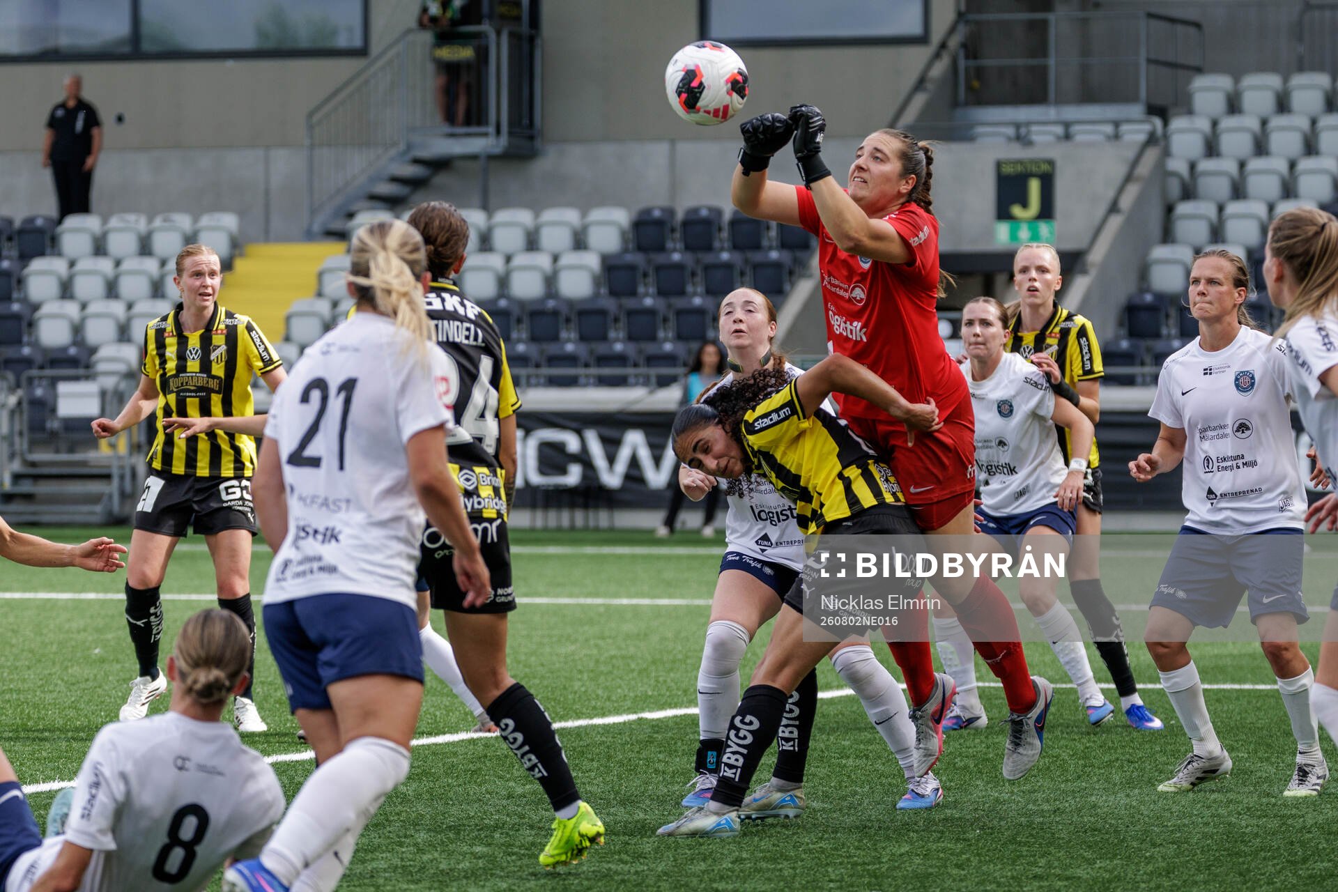 Eskilstuna United DFFs målvakt Monica Elisabeth Wilhelm