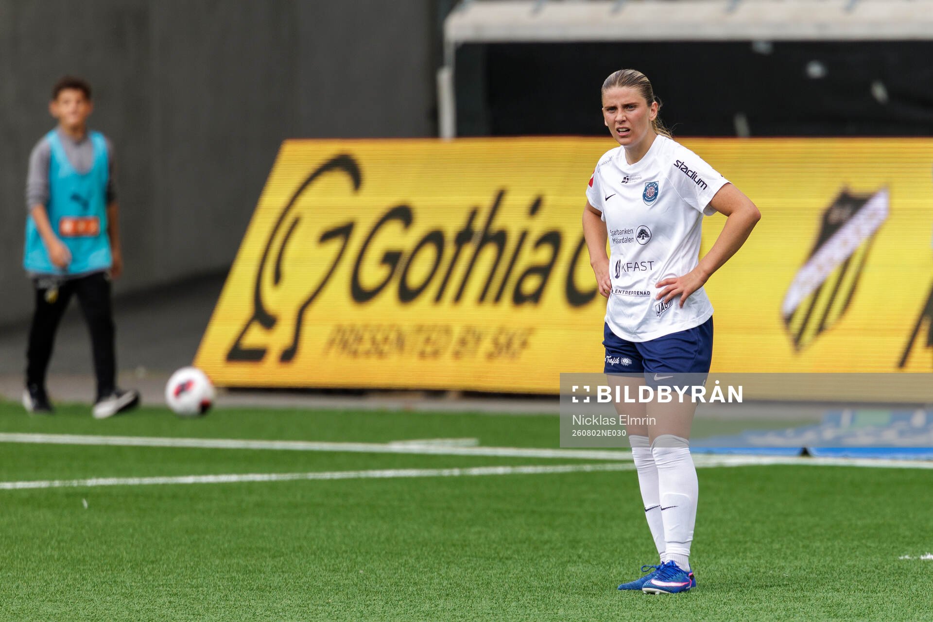 Eskilstuna United DFFs Gabrielle Rose Rennie deppar