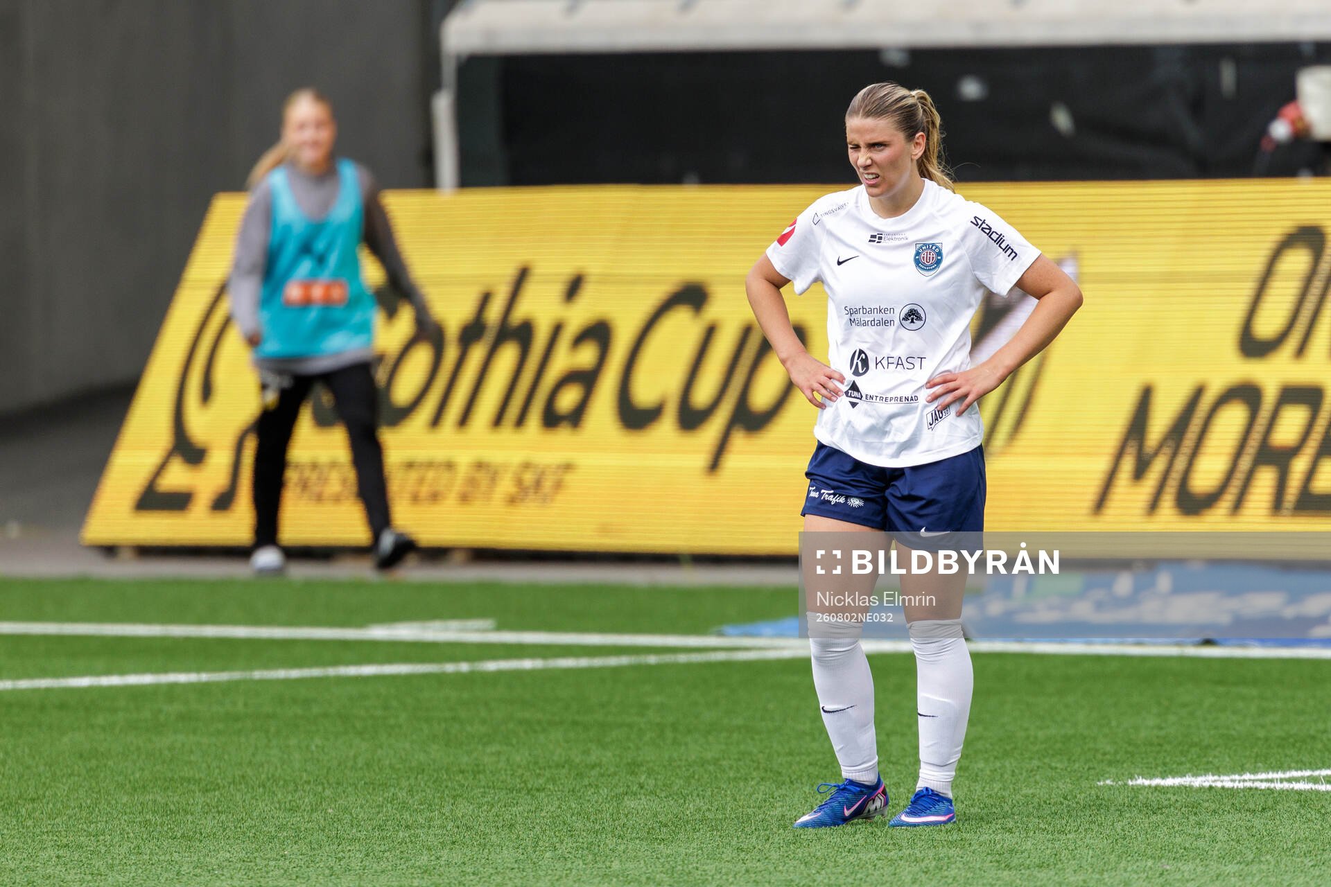 Eskilstuna United DFFs Heida Vidarsdottir deppar