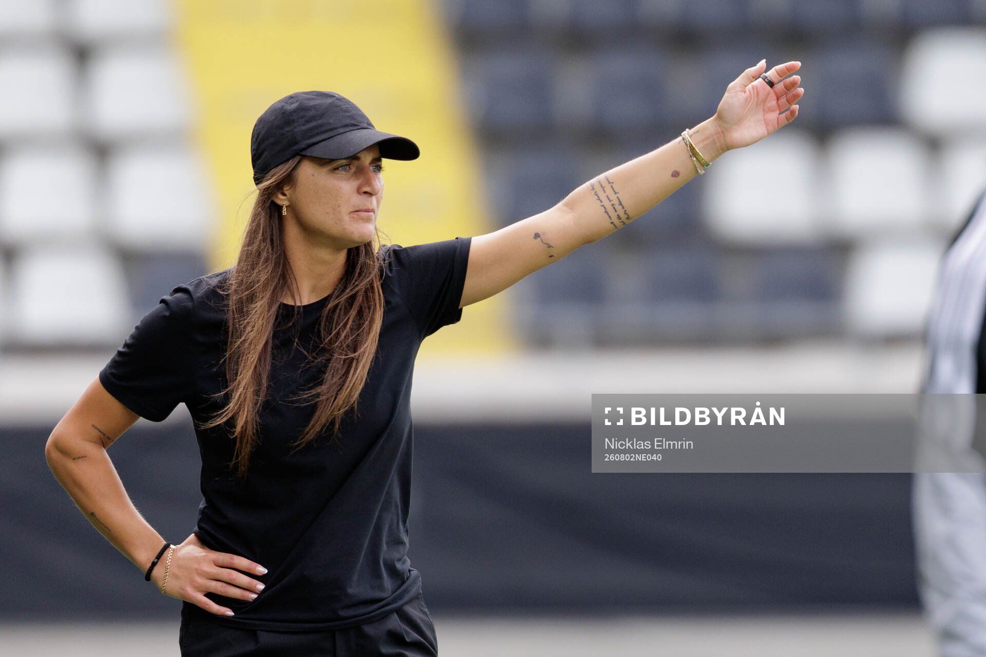 Häckens tränare Elena Sadiku