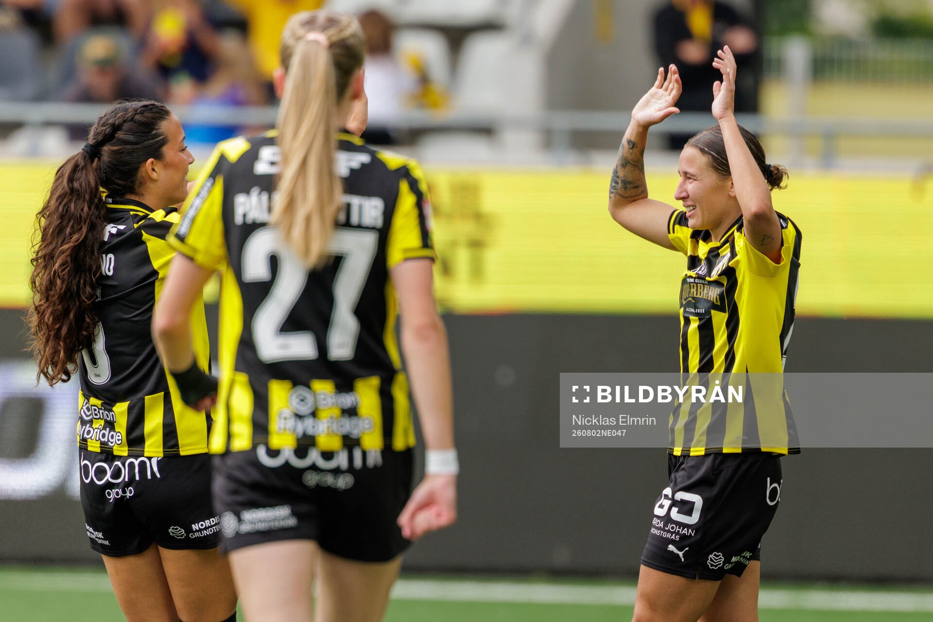 Häckens Tabitha Michelle Tindell jublar