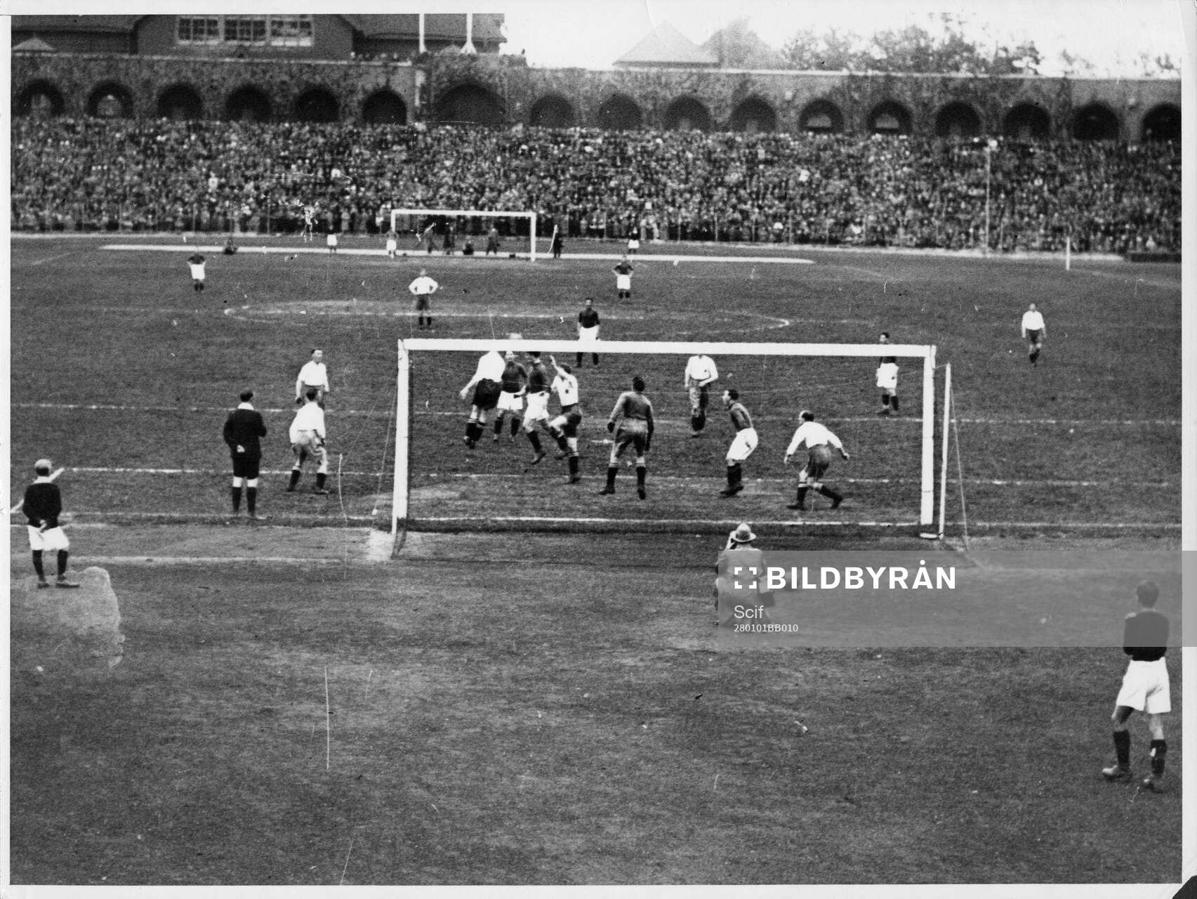 Fotboll, Fotboll på Stadion Stockholm mot engelskt