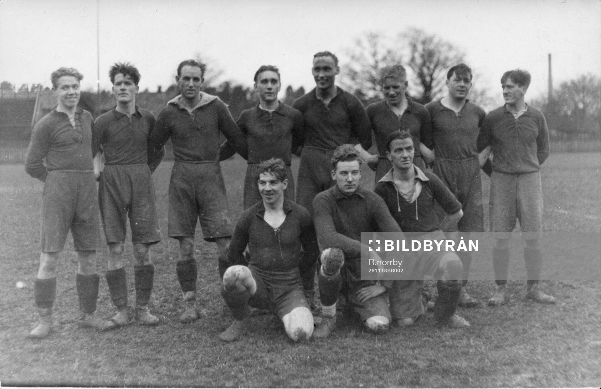 Fotboll, 18/11 1928 DM i fotboll. Segrare Sundbybergs IK
