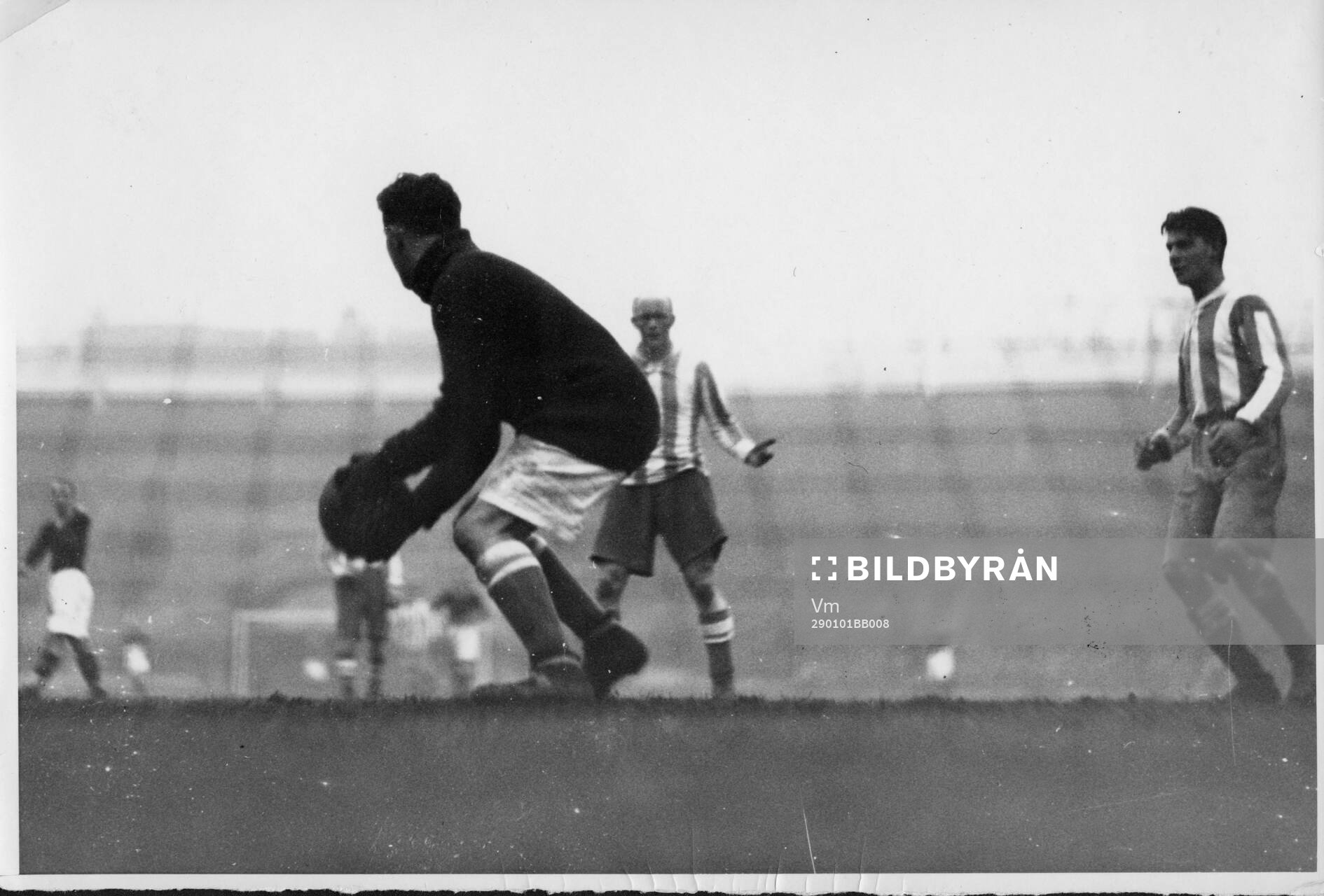 Fotboll, Fotboll i stadion. AIK - Köpenhamn. 1929. Editors