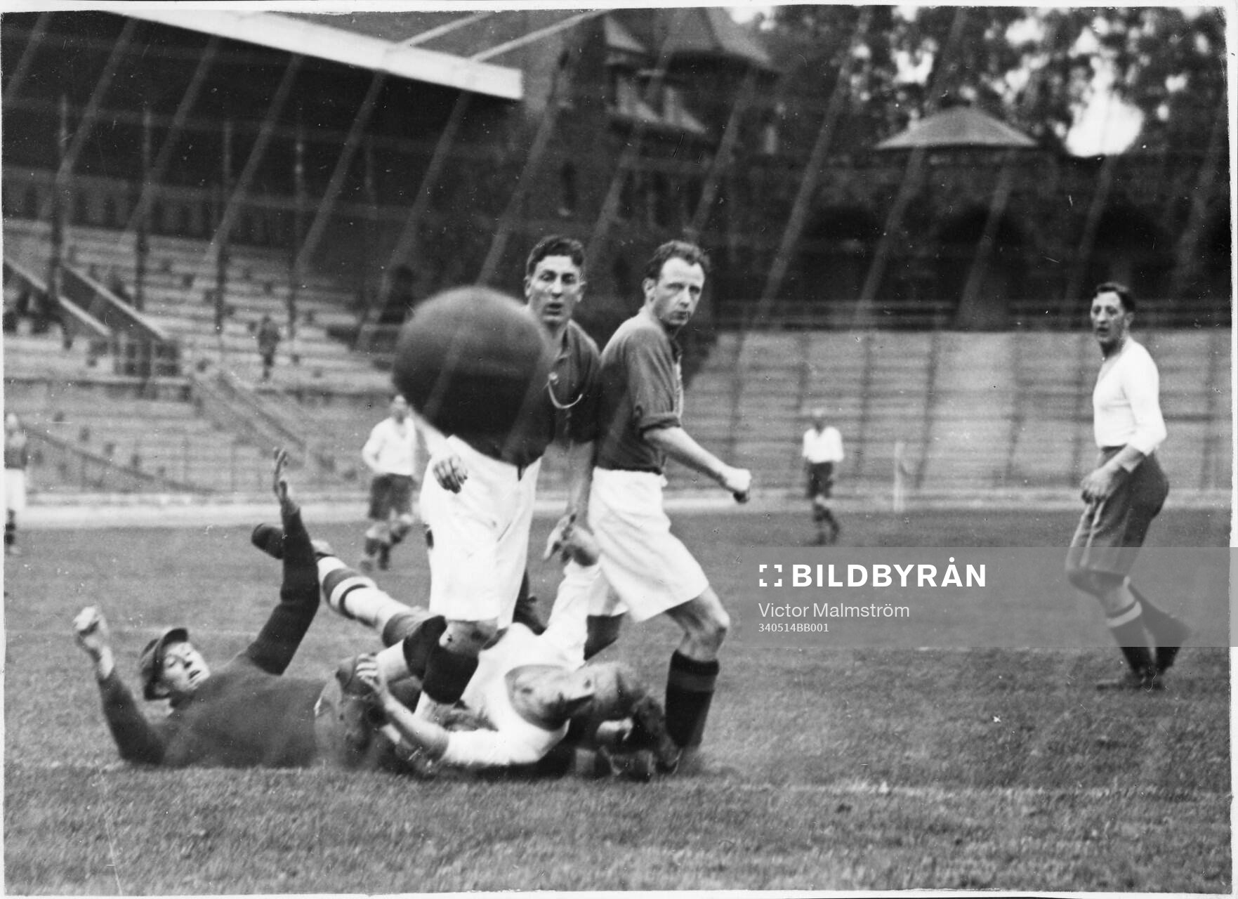 Fotboll, Norrköping-Reymersholm 14/5 1934