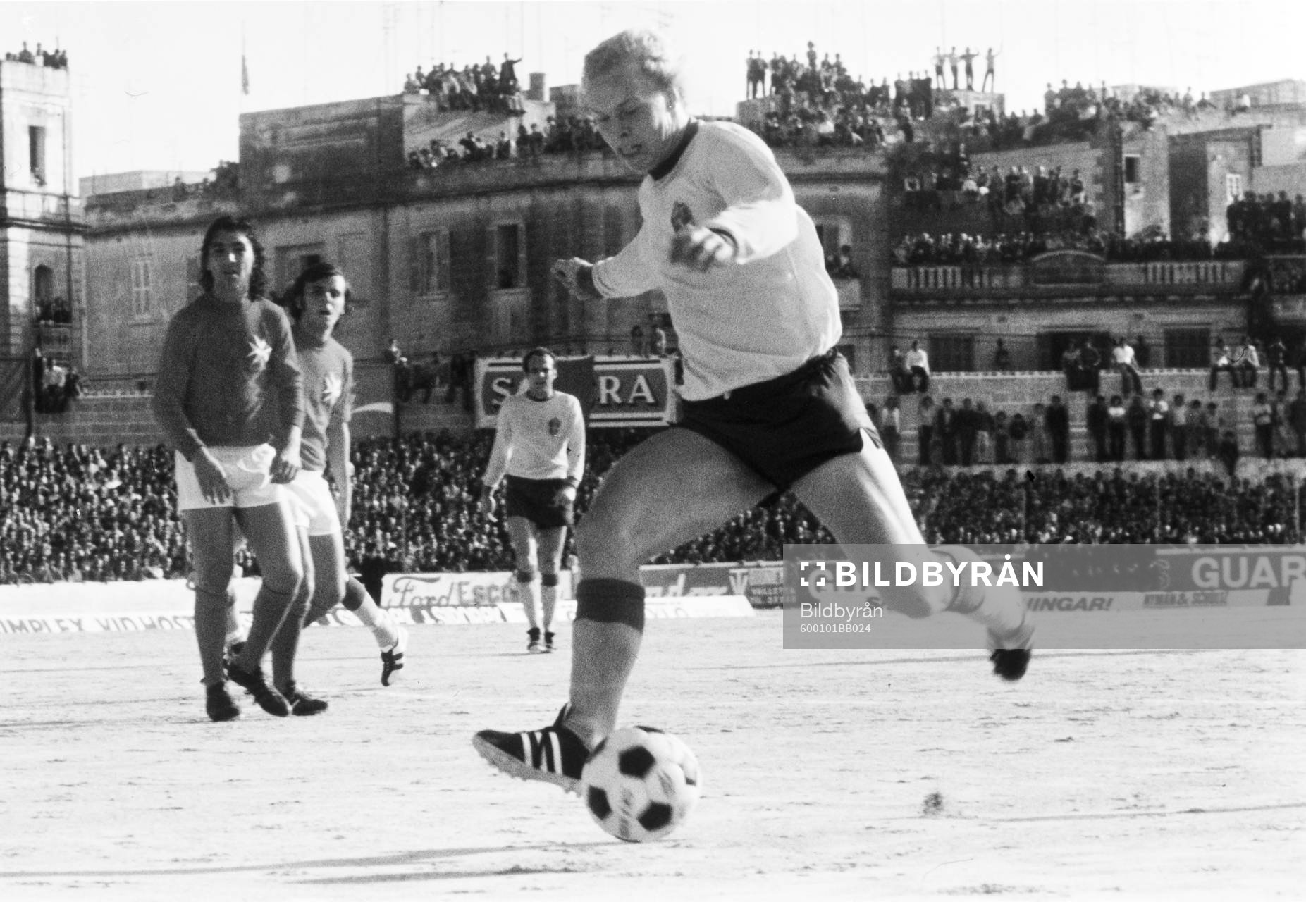 Fotboll, Sverige - Malta