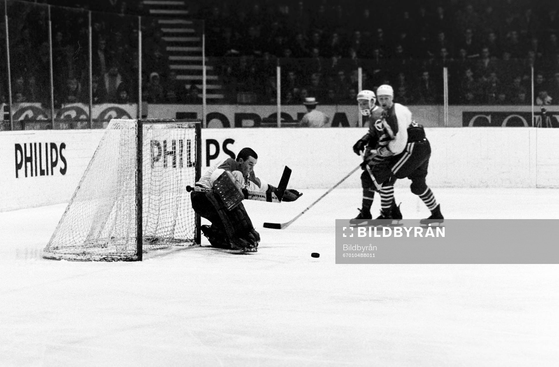 Situation framför leksands målvakt