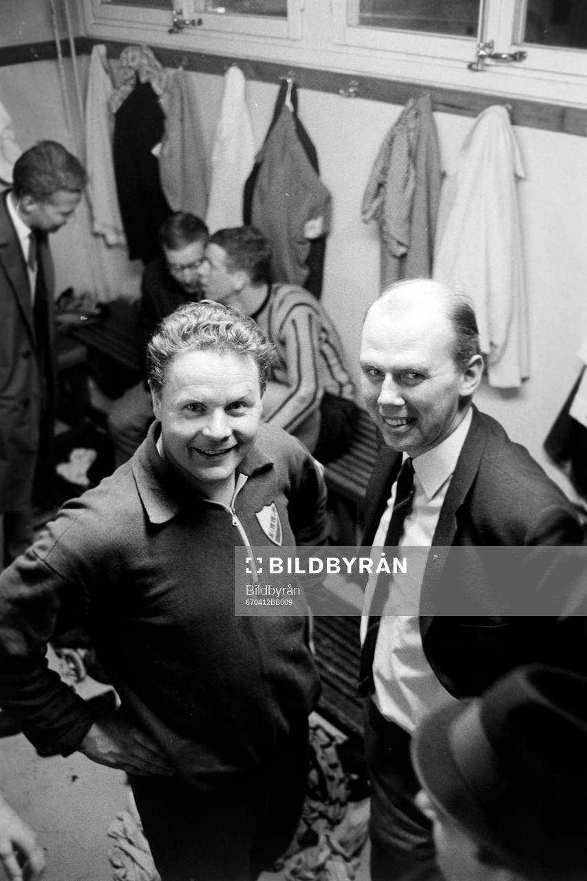 Fotboll, Allsvenskan, Djurgården - Helsingborg, 0-2: Gösta Sandberg, tränare i Djurgården är nöjd efter segern.