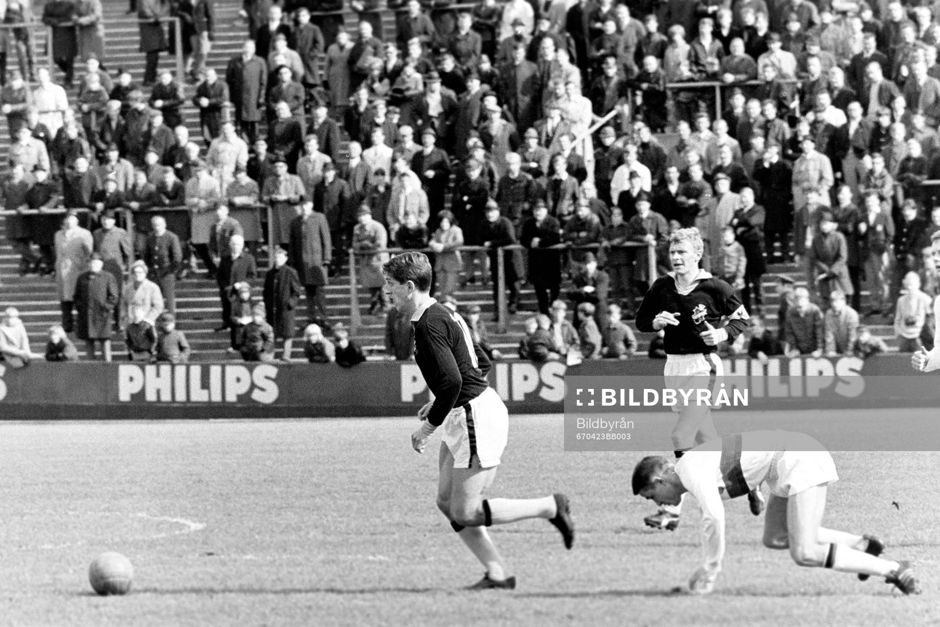 Lennart Backman, AIK med bollen