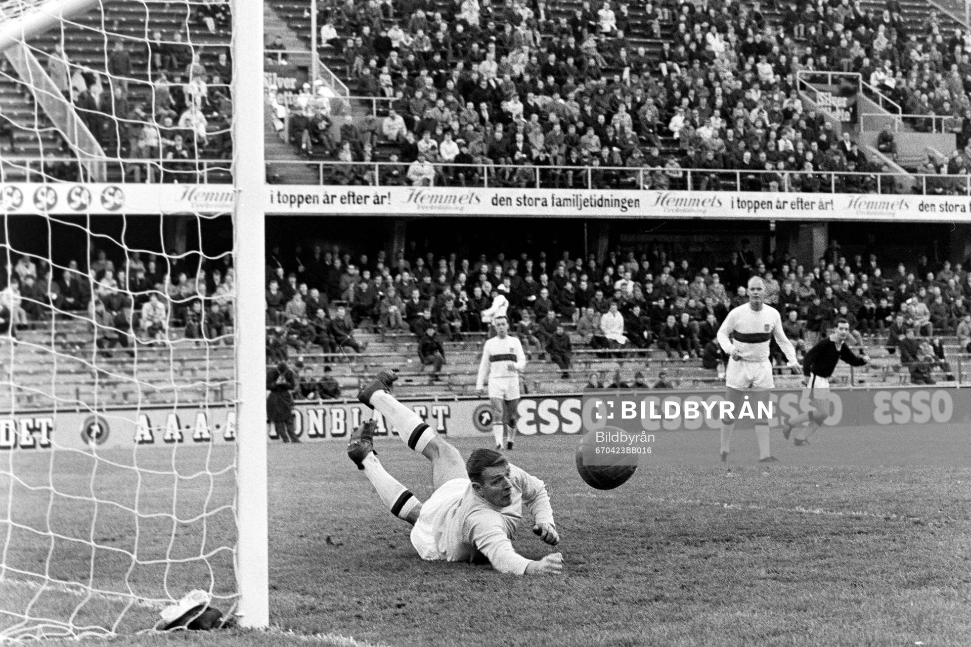 Fotboll, Allsvenskan, AIK - Gais, 2-0: Leif Andersson, målvakt i Gais.