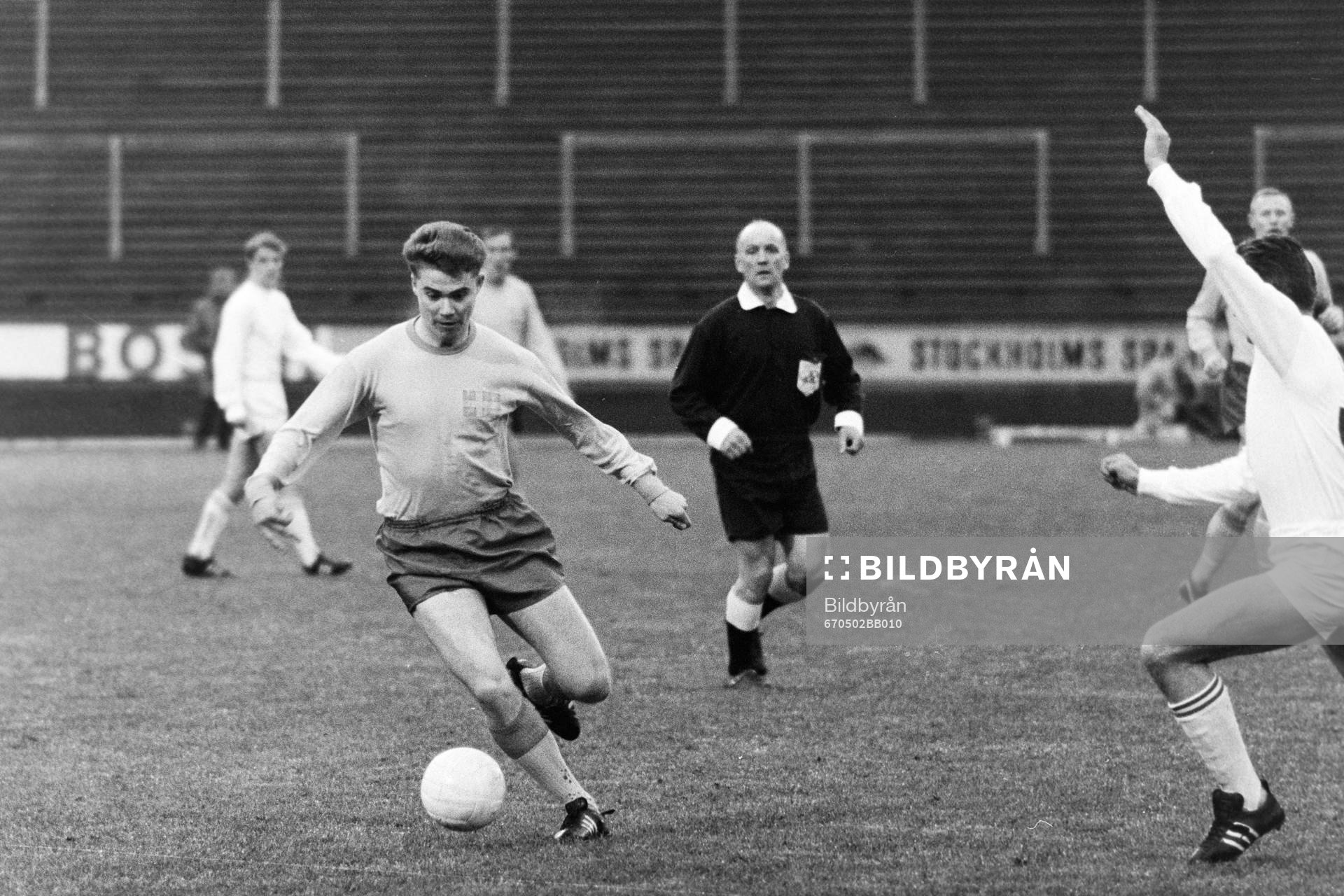Roger Magnusson i dribblingstagen