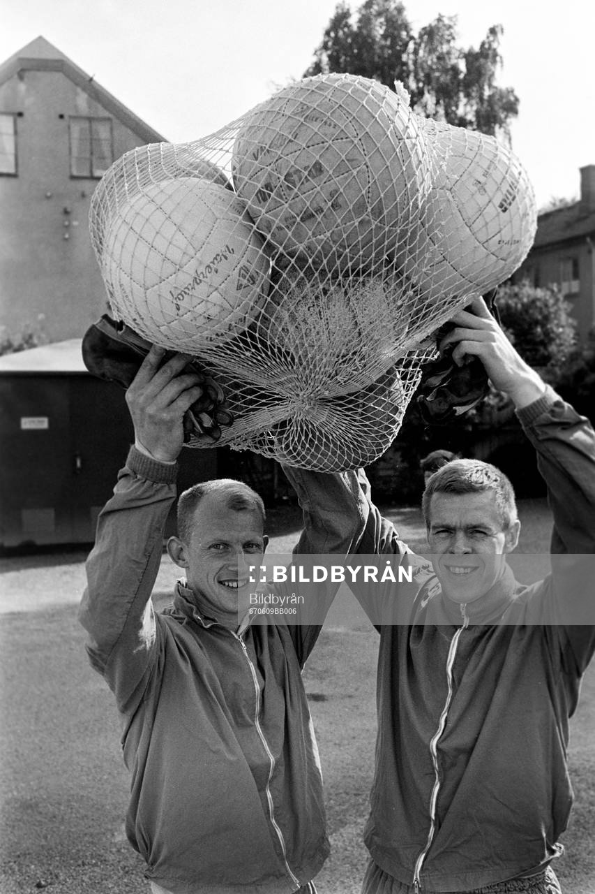 Sven-Gunnar Larsson och Ronney Pettersson, målvakter i