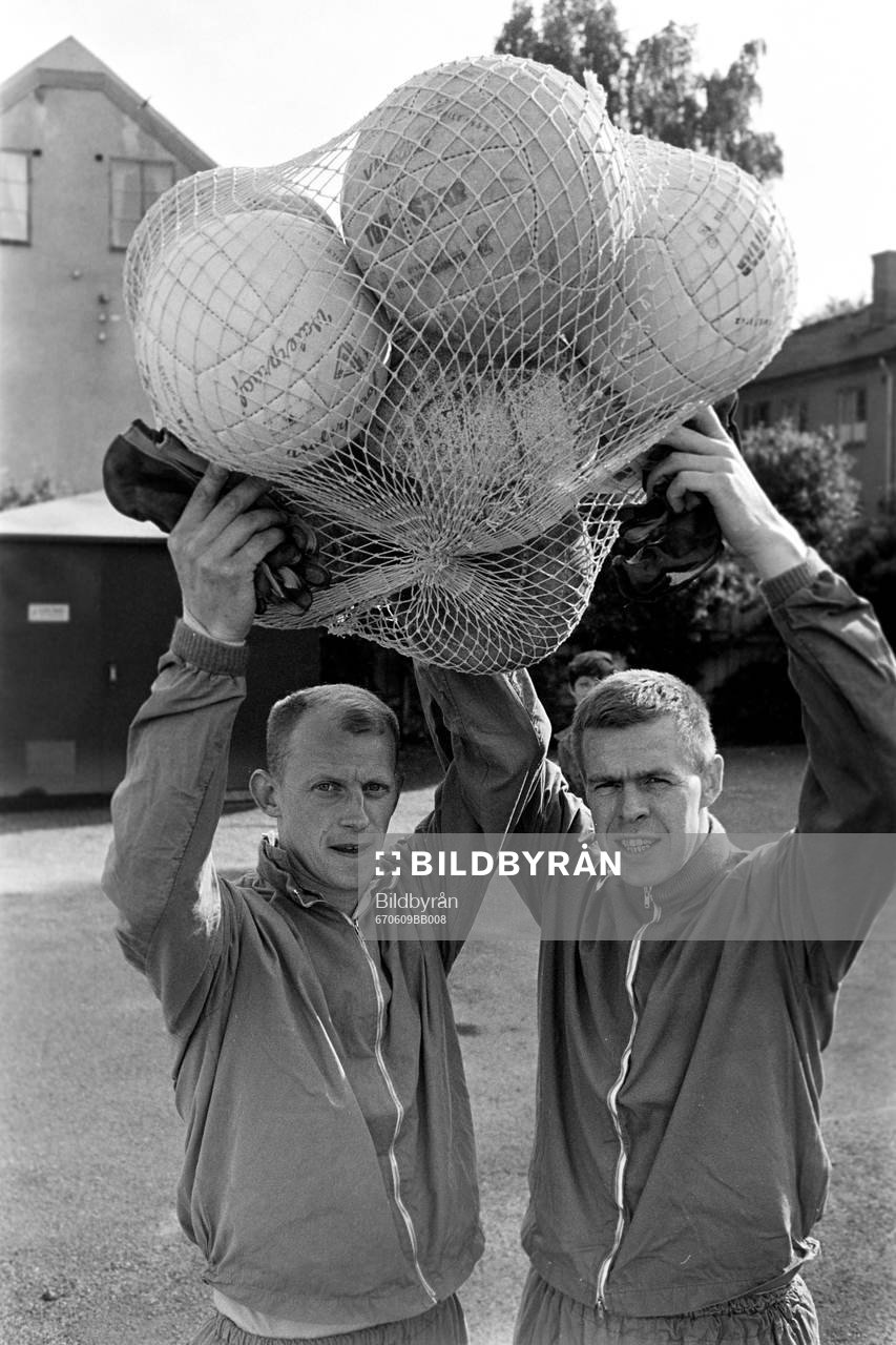 Sven-Gunnar Larsson och Ronney Pettersson, målvakter i