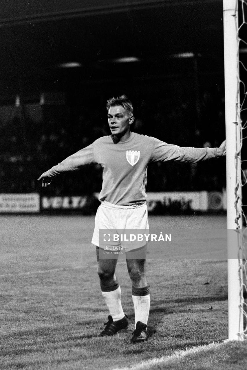 Fotboll, Allsvenskan, Hammarby - Malmö, 1-1: Malmös målskytt Lars Granström under matchen.