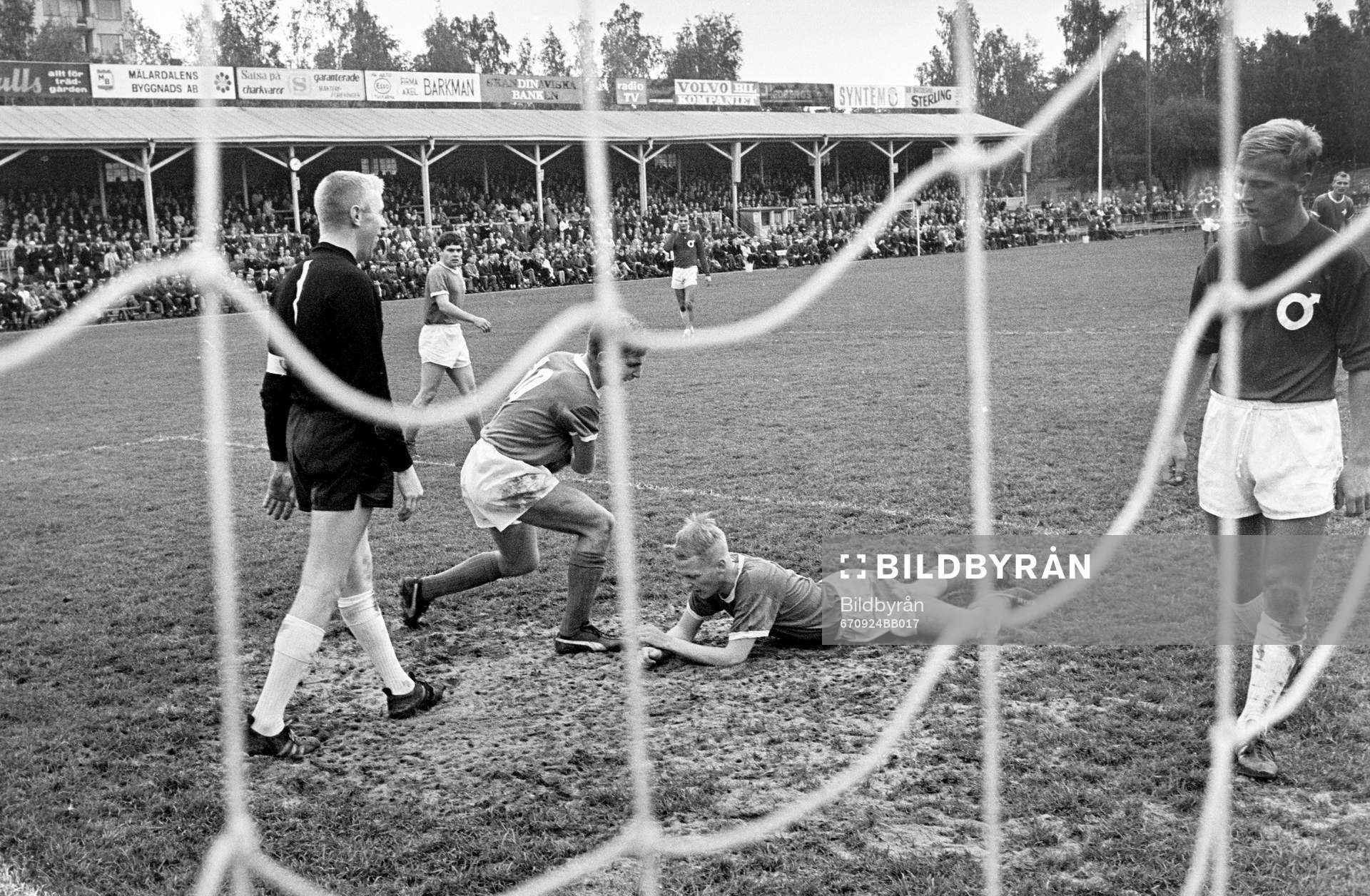 Situation framför degerfors målvakt