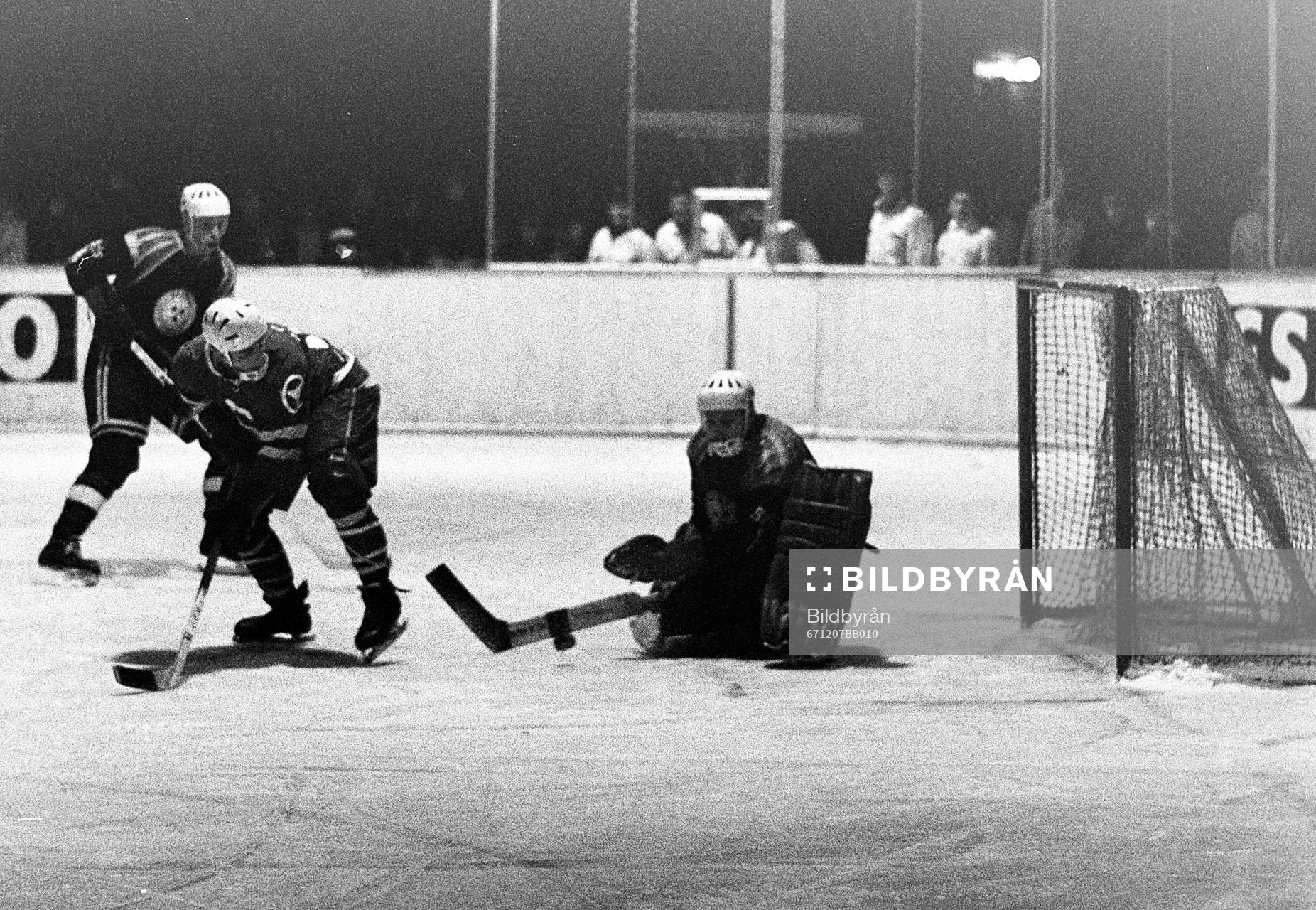 Situation framför brynäs målvakt