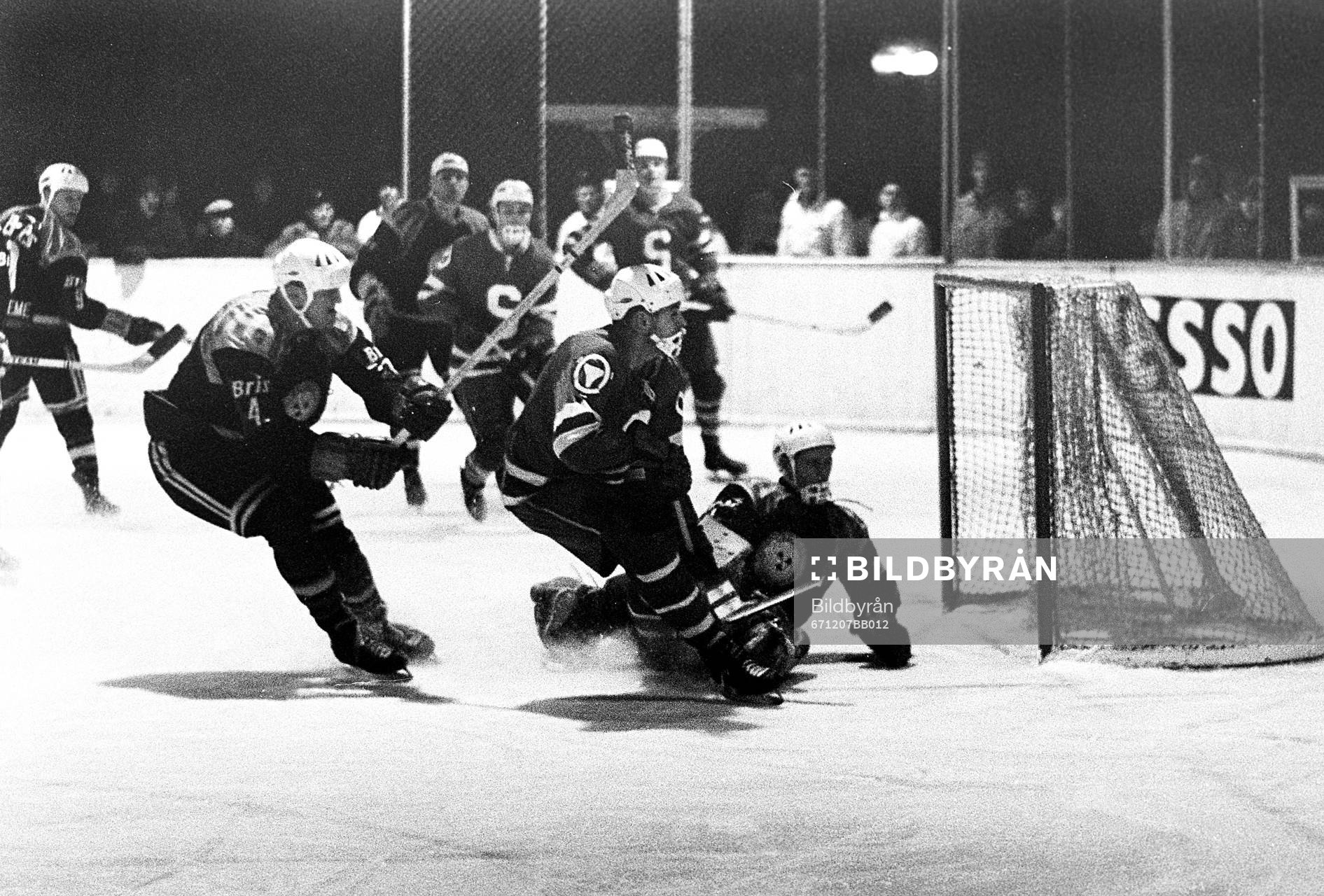 Situation framför brynäs målvakt
