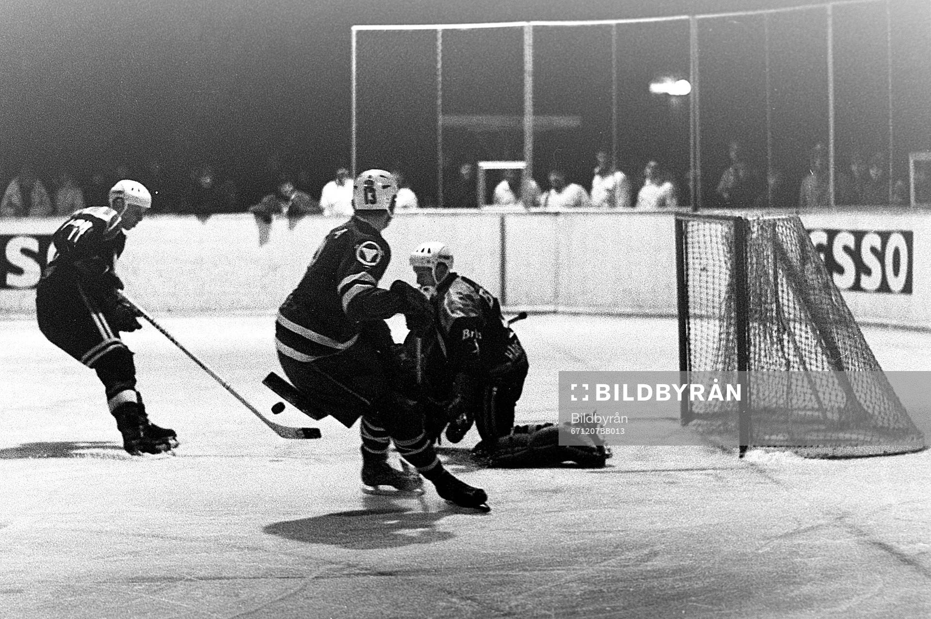 Situation framför brynäs målvakt