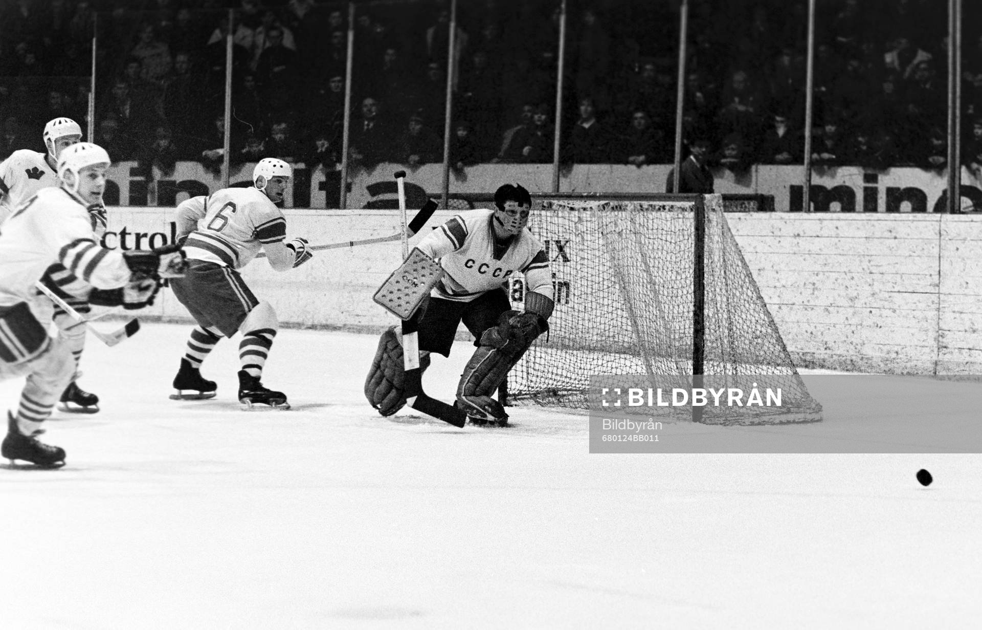 Ishockey, Sverige - Sovjet, 0-2