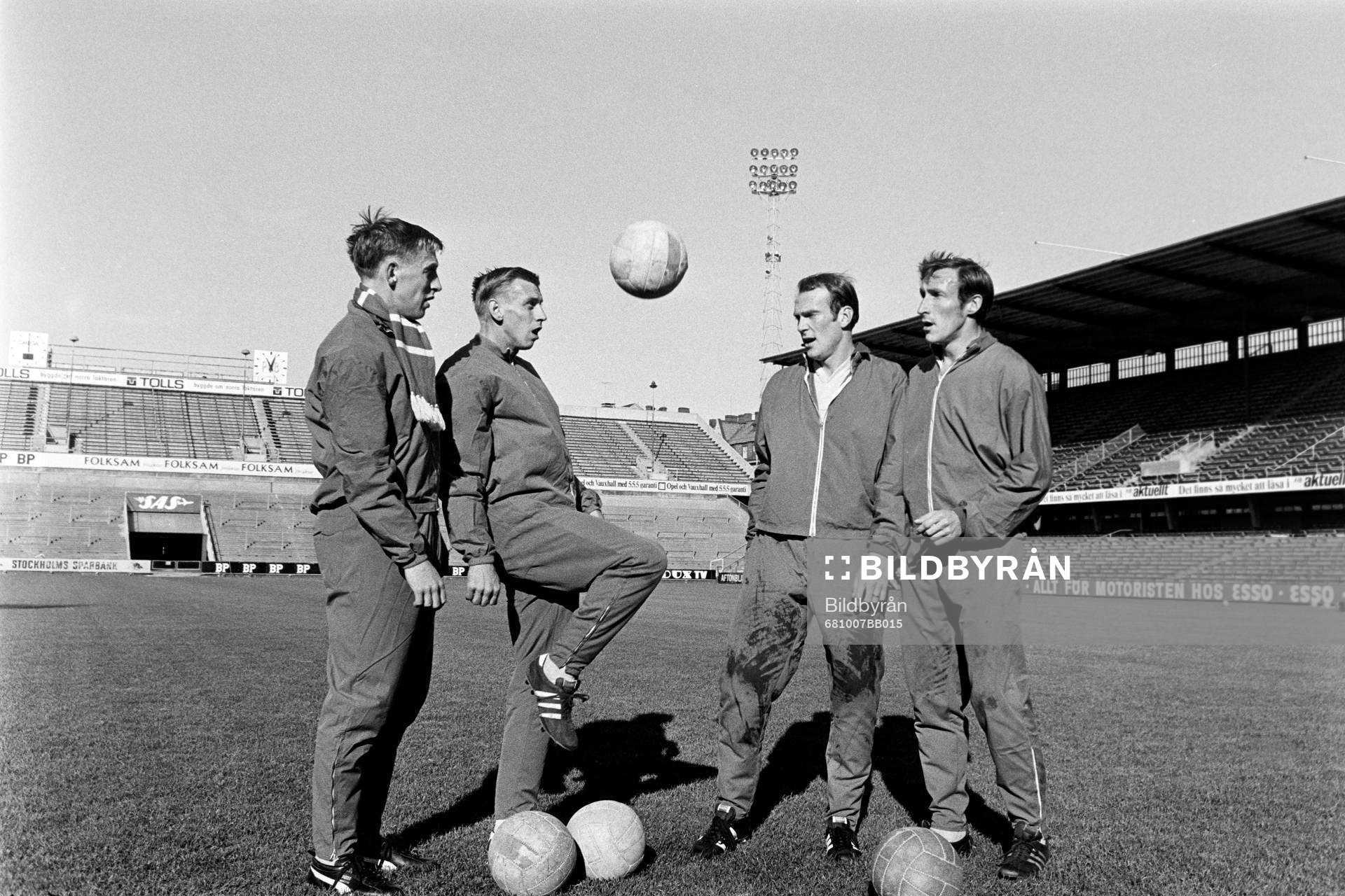 Örjan Persson, Bo Larsson, Ove Grahn och Kurt Axelsson