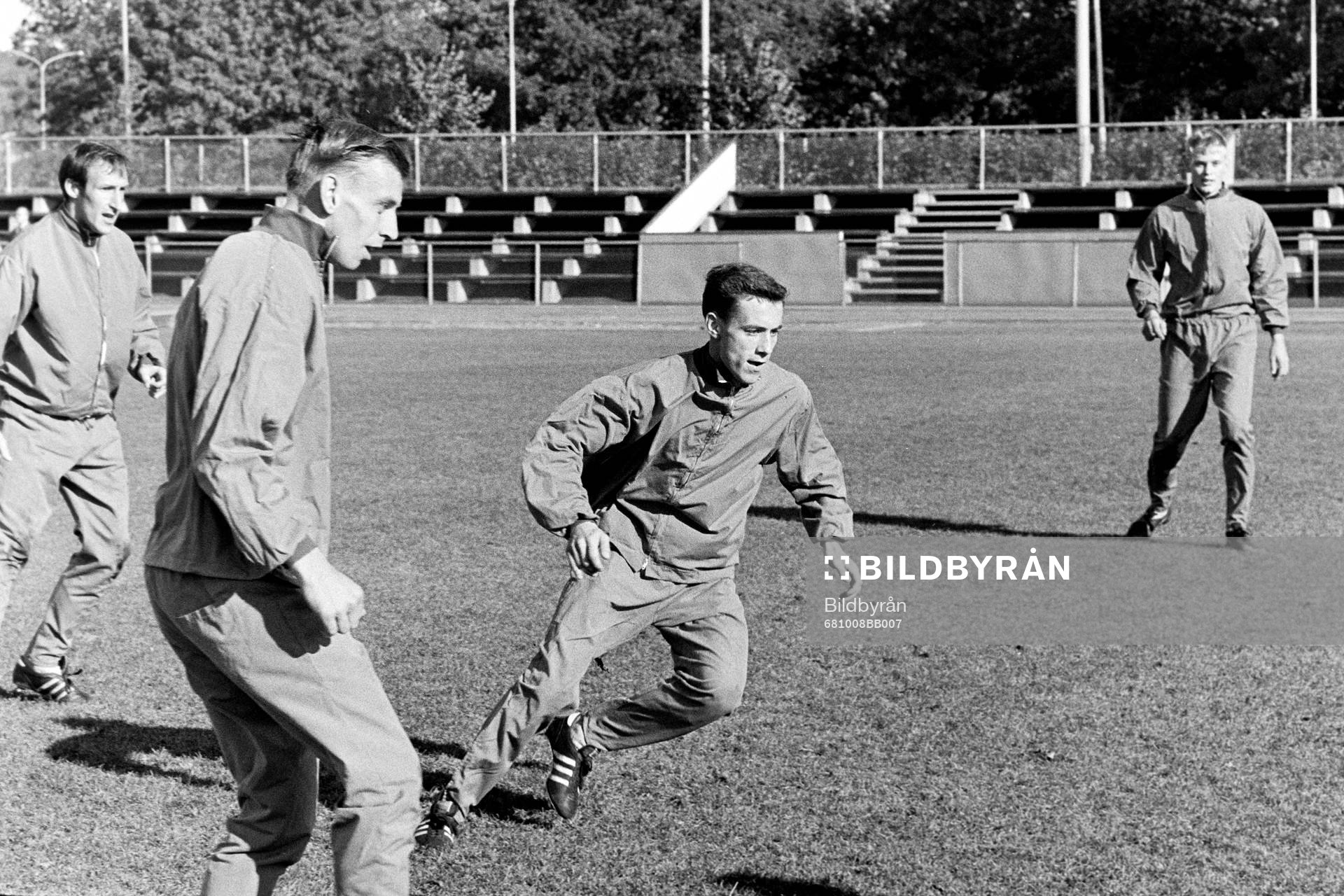 Kurt Axelsson, Bo Larsson, Ove Kindvall och Ronnie