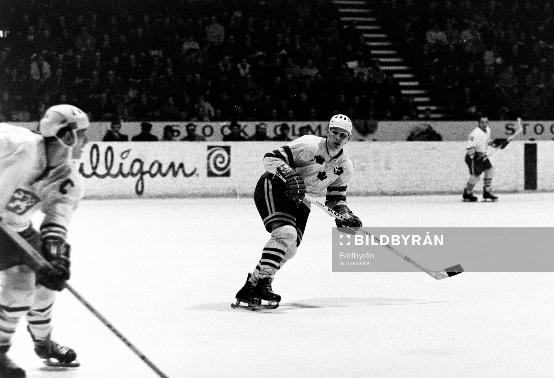 Ishockey, Landskamp, Sverige - Tjeckoslovakien, 1-2
