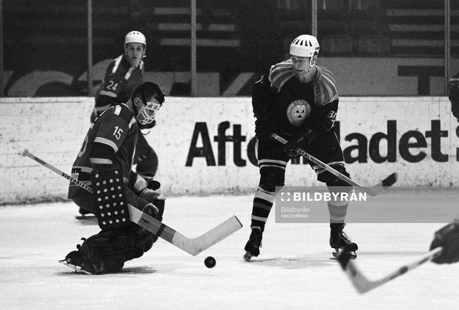 Inge Hammarström, Brynäs framför djurgårdens målvakt