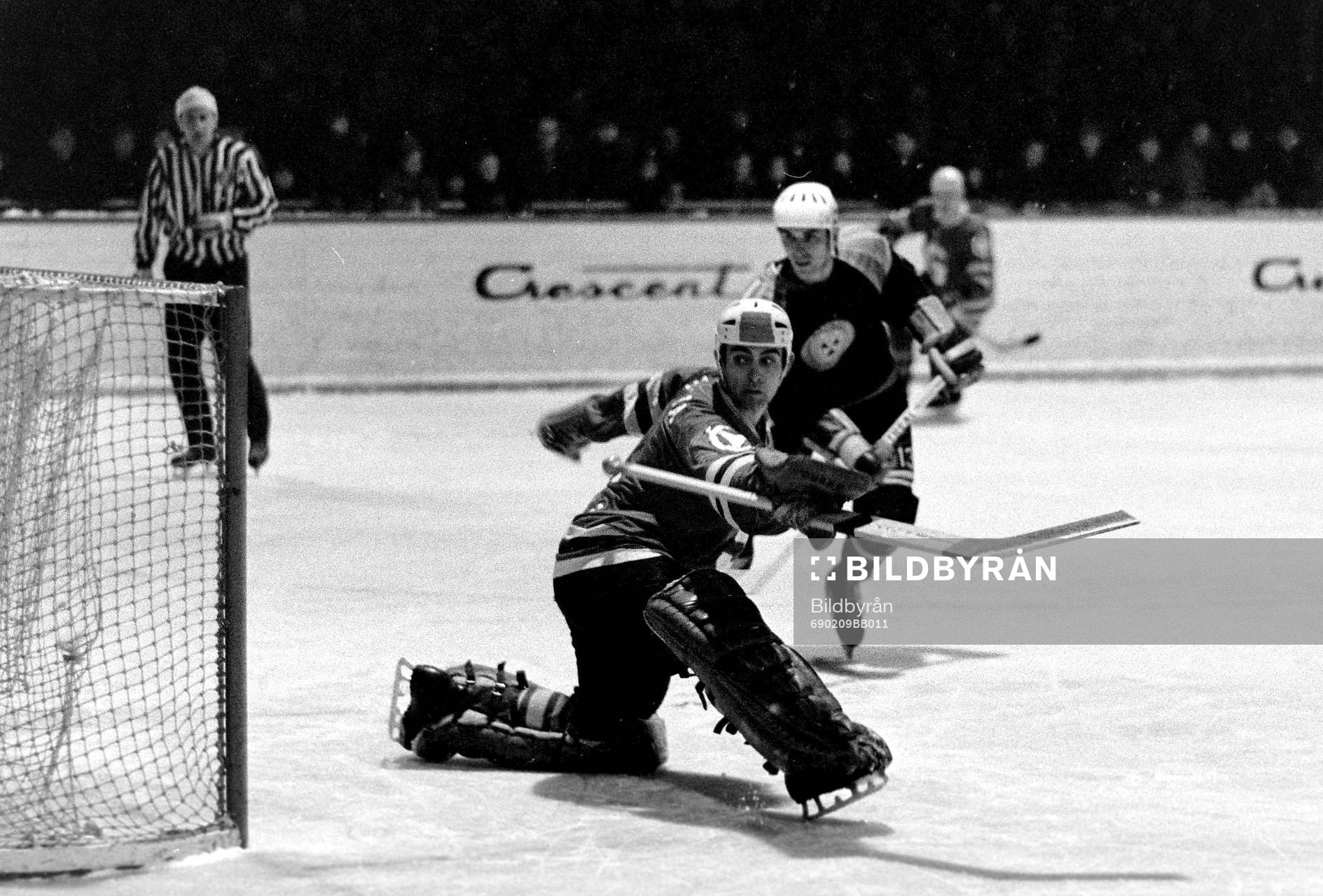 Curt Larsson, målvakt i Södertälje